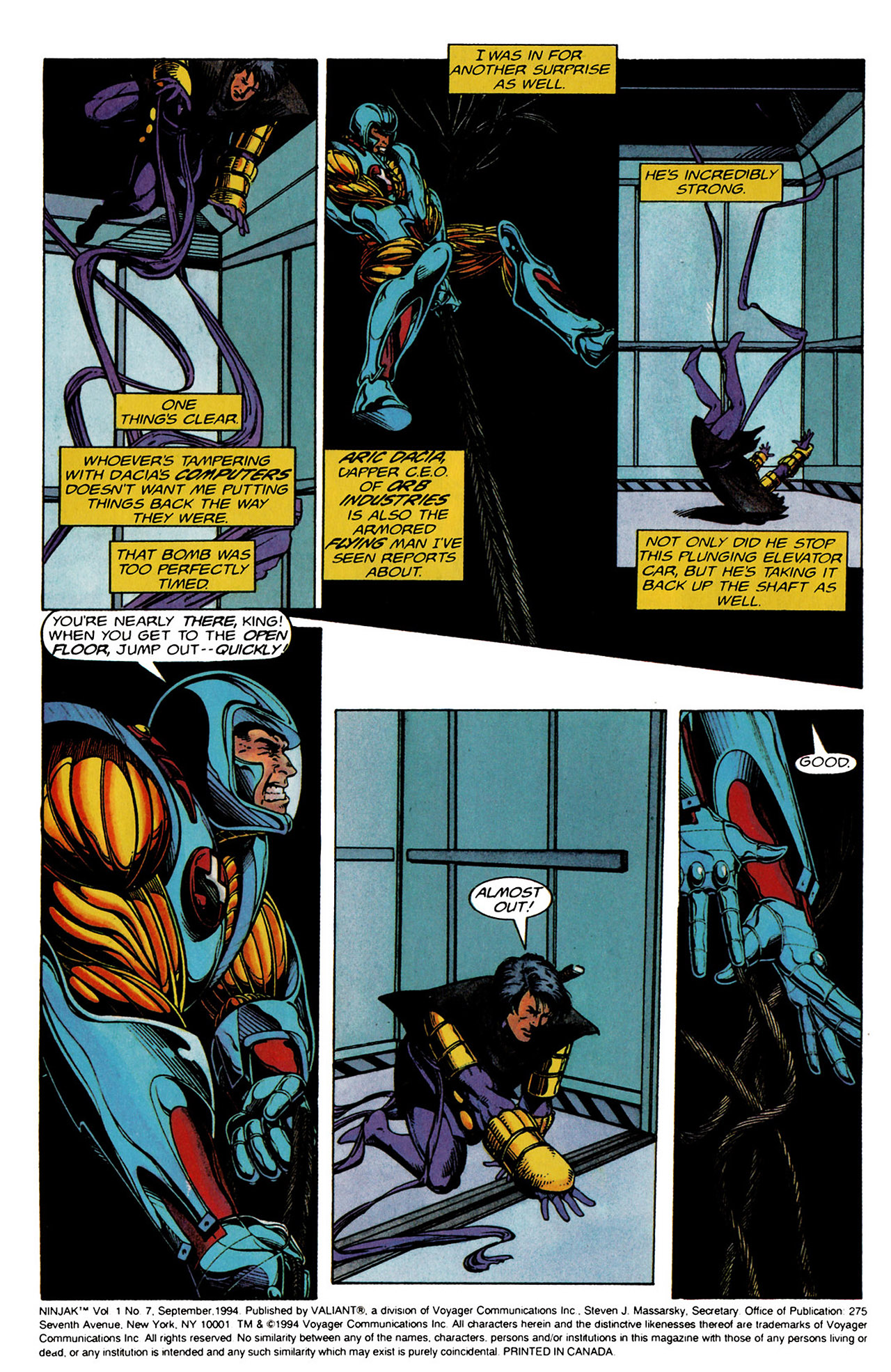 Read online Ninjak (1994) comic -  Issue #6 - 3