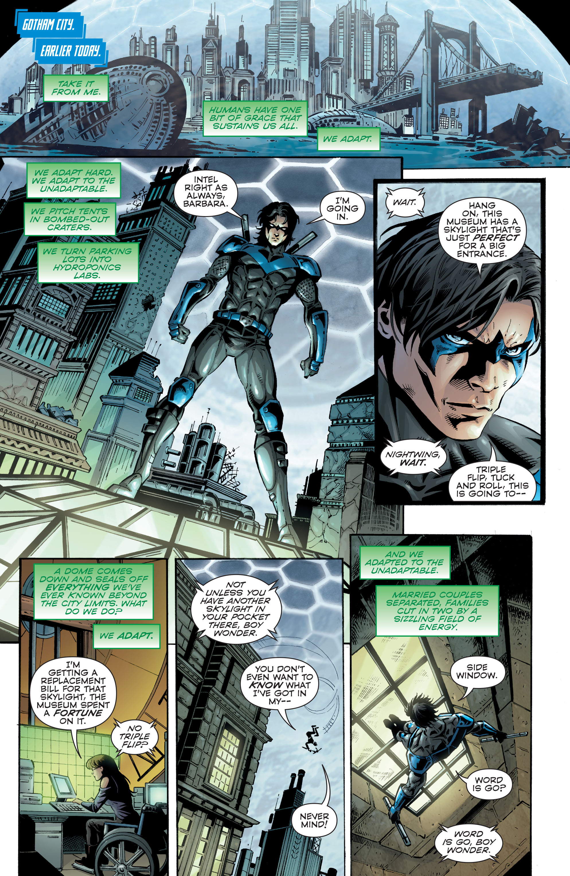 Read online Convergence Nightwing/Oracle comic -  Issue #1 - 7
