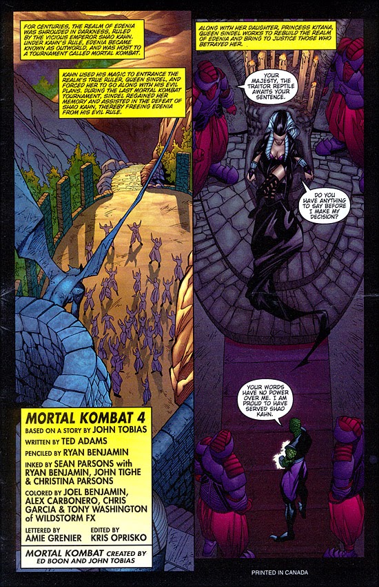 Mortal Kombat 4 Limited Edition (1998) comic books