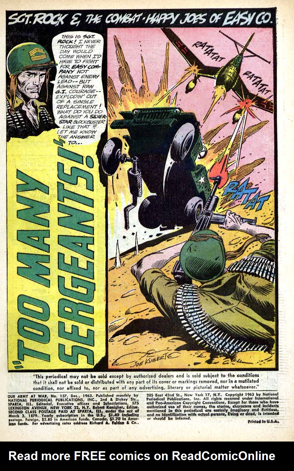 Read online Our Army at War (1952) comic -  Issue #137 - 3