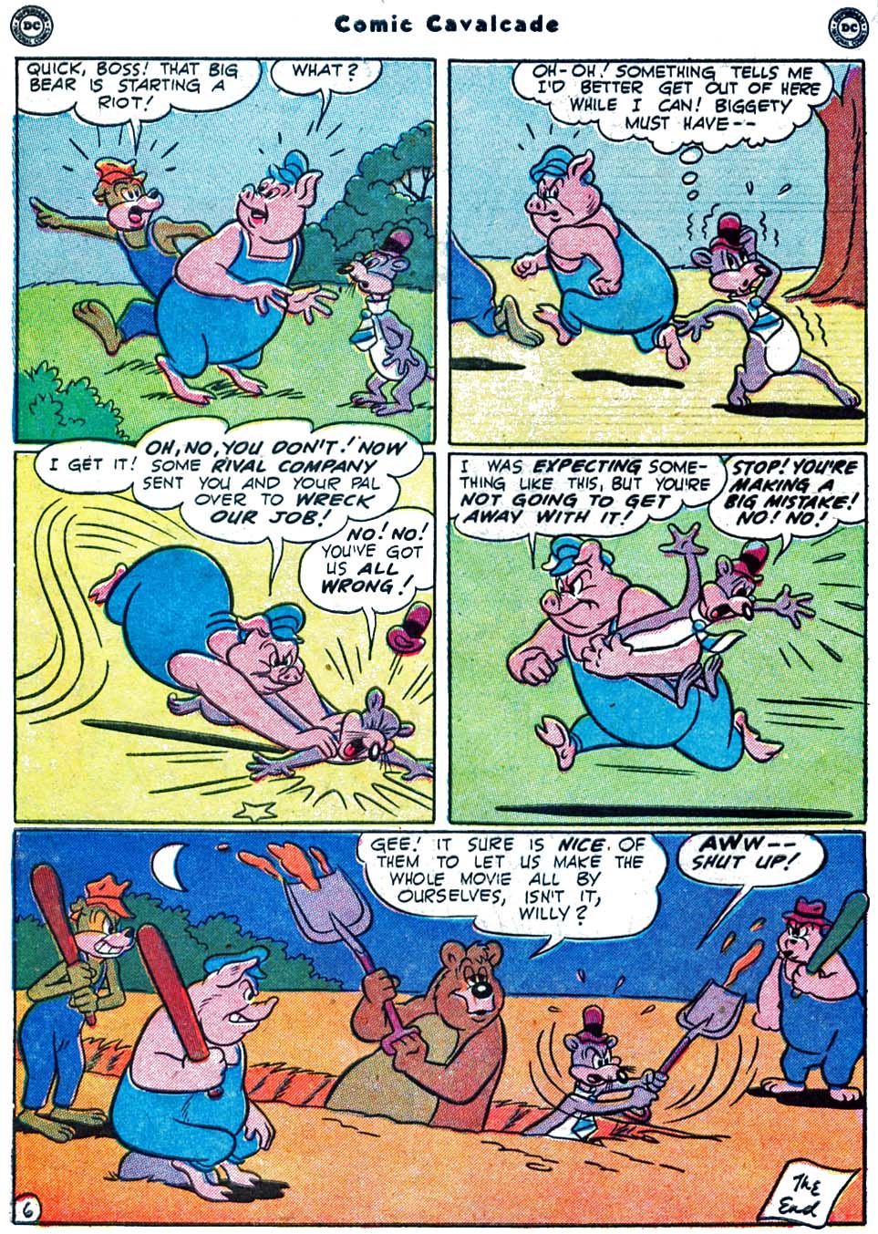 Read online Comic Cavalcade comic -  Issue #40 - 50