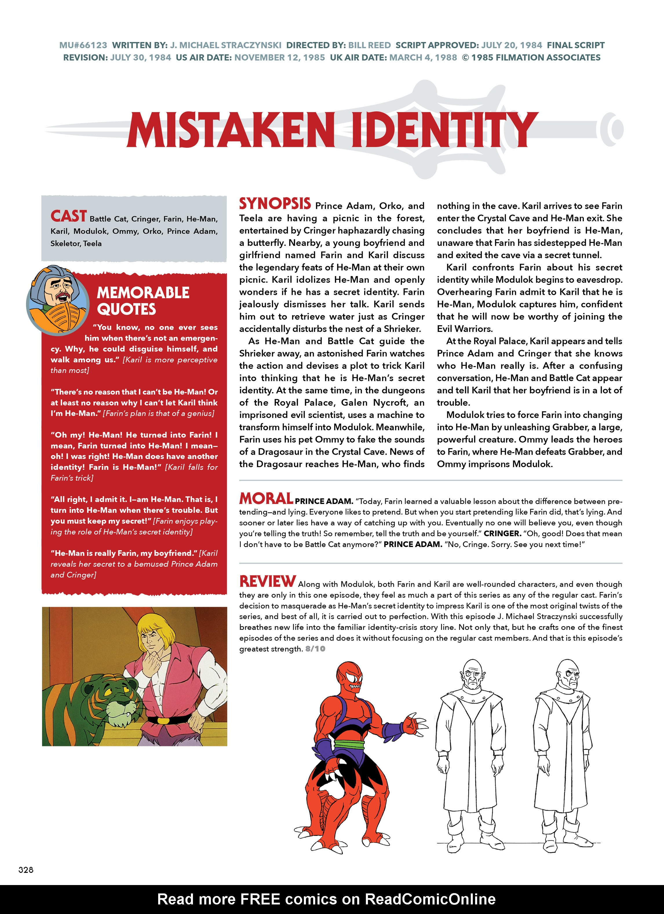 Read online He-Man and She-Ra: A Complete Guide to the Classic Animated Adventures comic -  Issue # TPB (Part 2) - 129