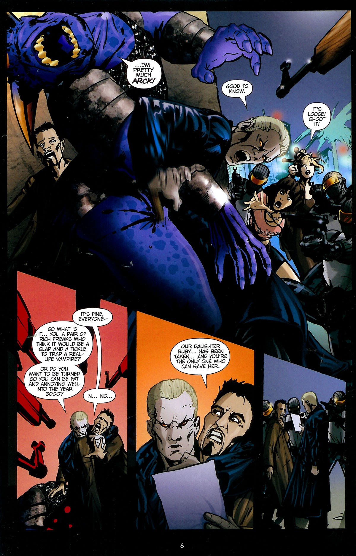 Read online Spike: Asylum comic -  Issue #1 - 8