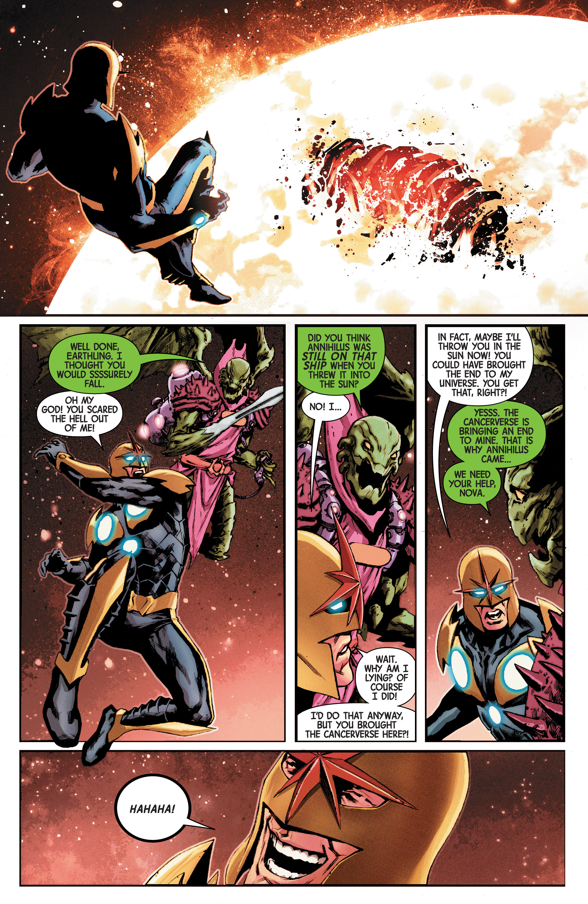 Read online Annihilation - Scourge comic -  Issue # Nova - 10