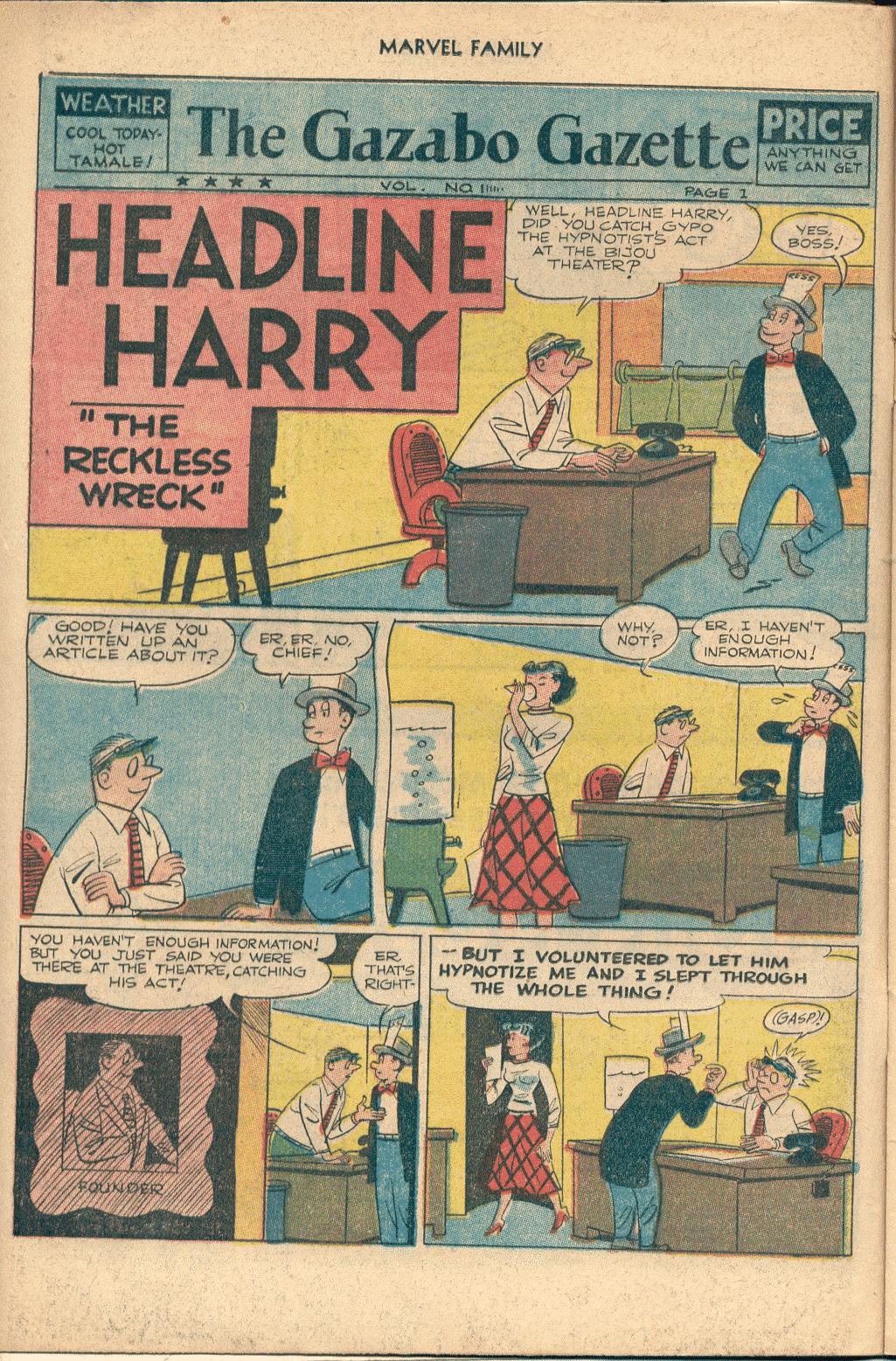 Read online The Marvel Family comic -  Issue #82 - 12