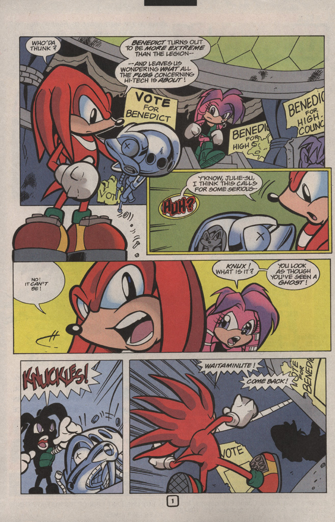 Read online Knuckles the Echidna comic -  Issue #25 - 4