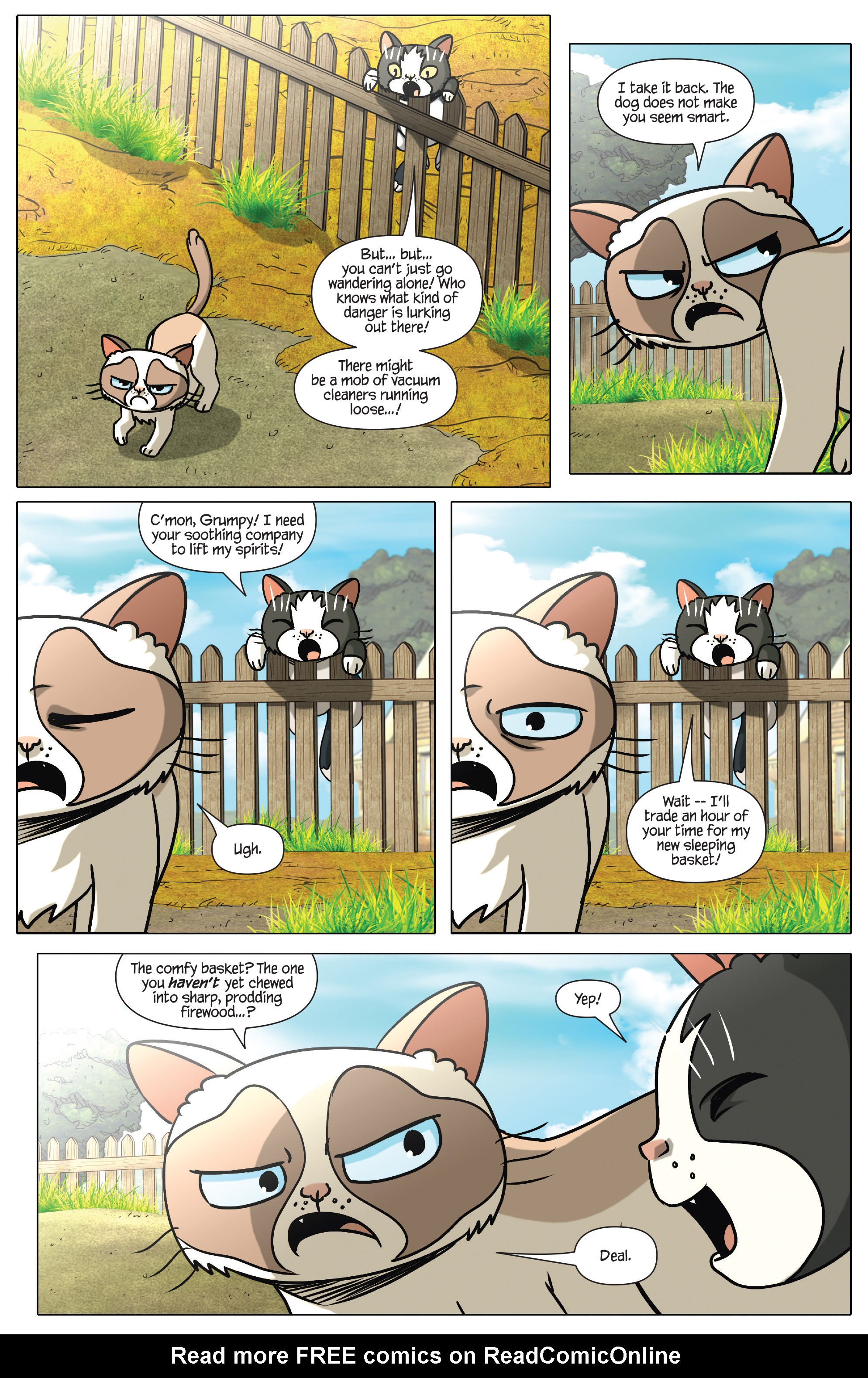 Read online Grumpy Cat & Pokey comic -  Issue #4 - 5