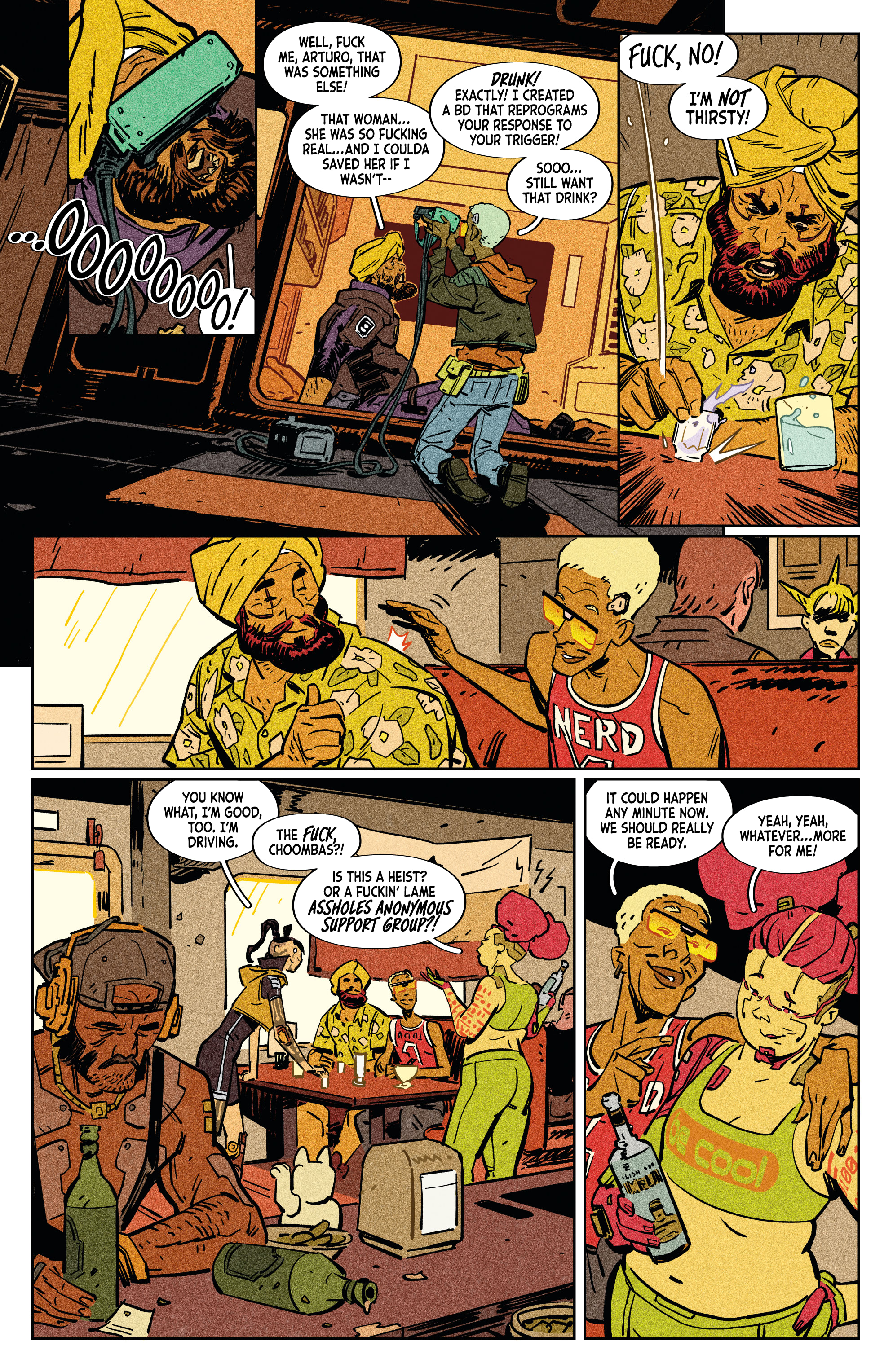 Read online Cyberpunk 2077: Blackout comic -  Issue #3 - 8