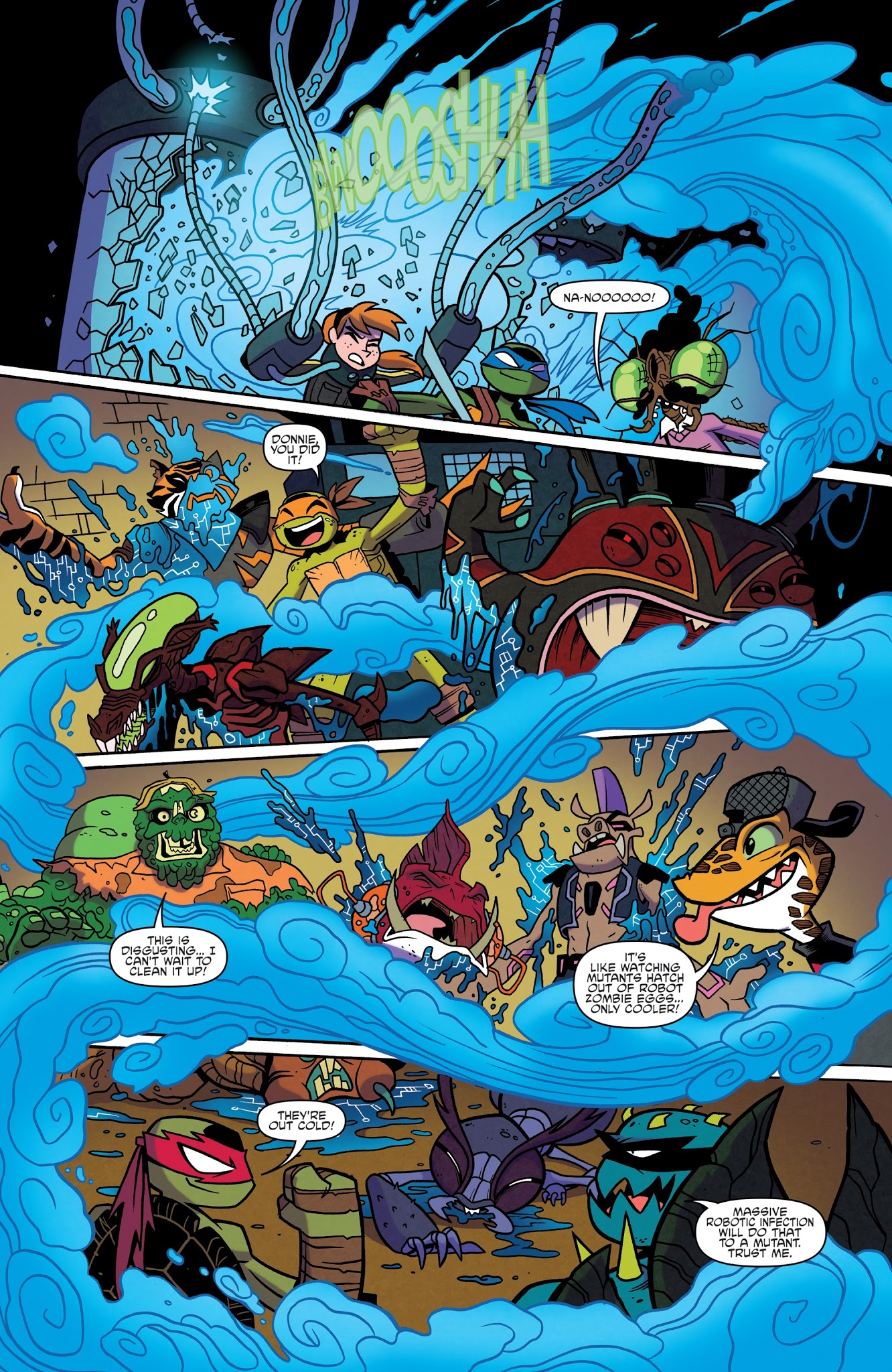 Read online Teenage Mutant Ninja Turtles Amazing Adventures: Robotanimals comic -  Issue #3 - 11