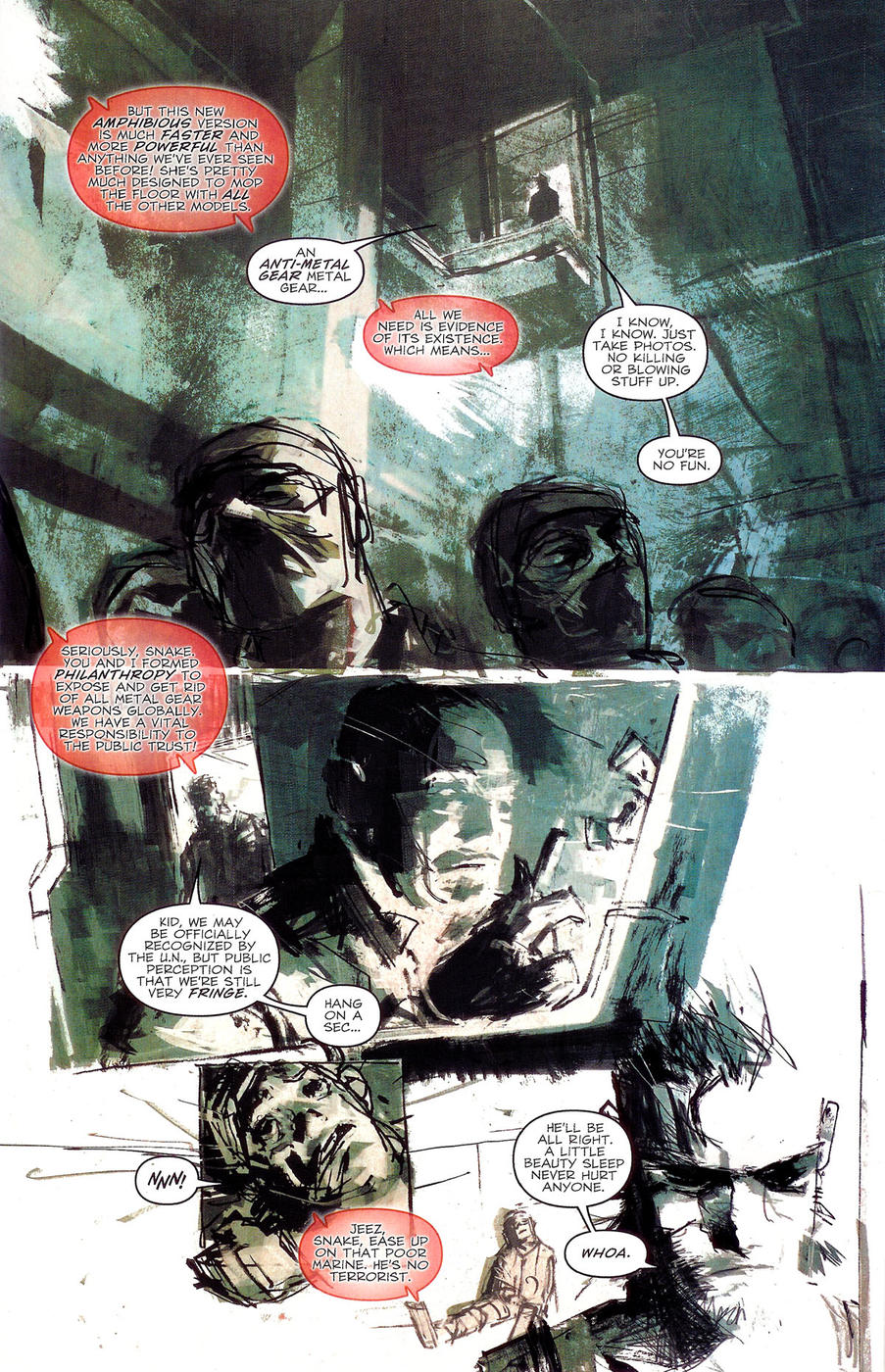 Read online Metal Gear Solid: Sons of Liberty comic -  Issue #1 - 6