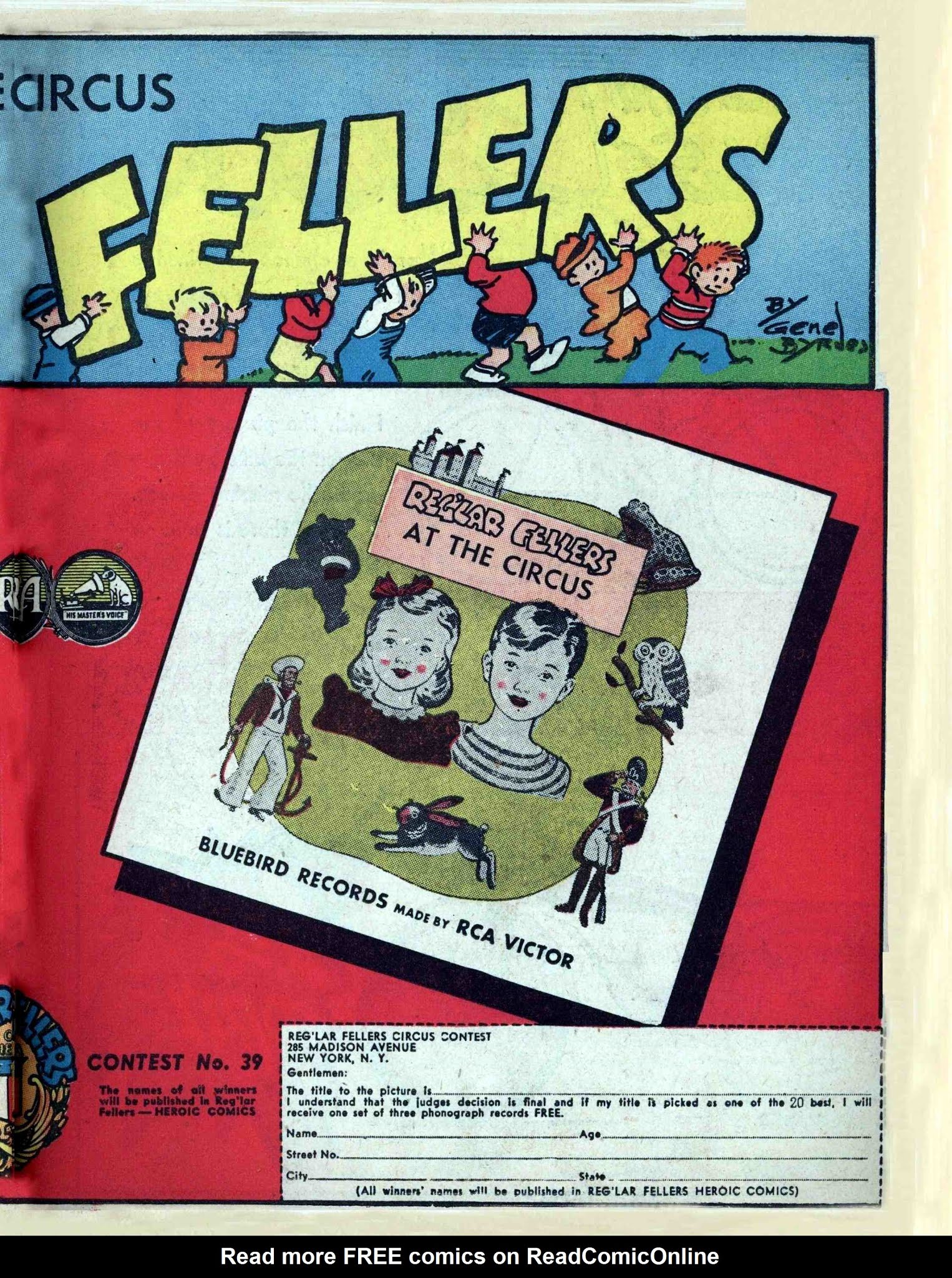 Read online Reg'lar Fellers Heroic Comics comic -  Issue #7 - 35