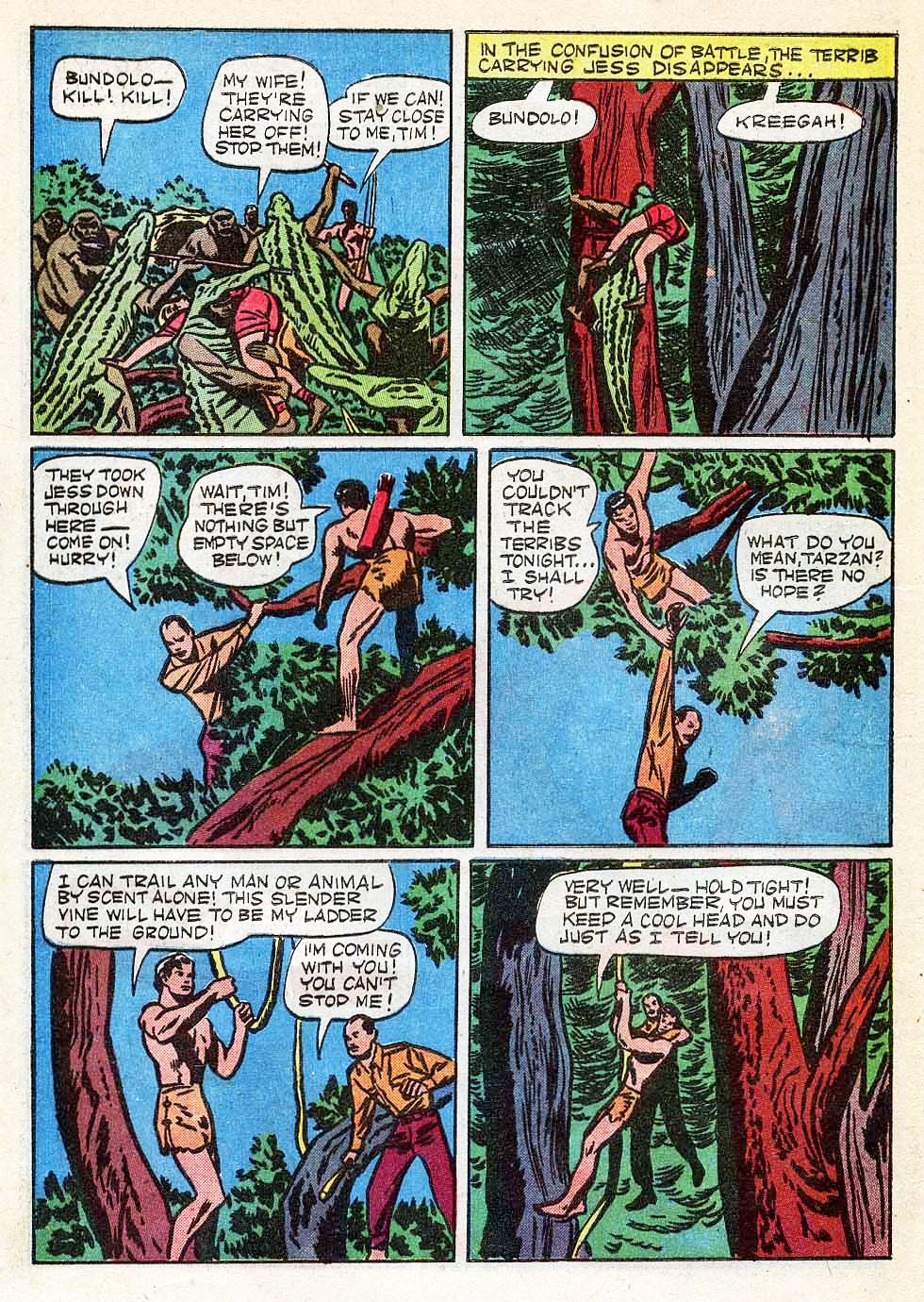 Read online Tarzan (1948) comic -  Issue #20 - 16