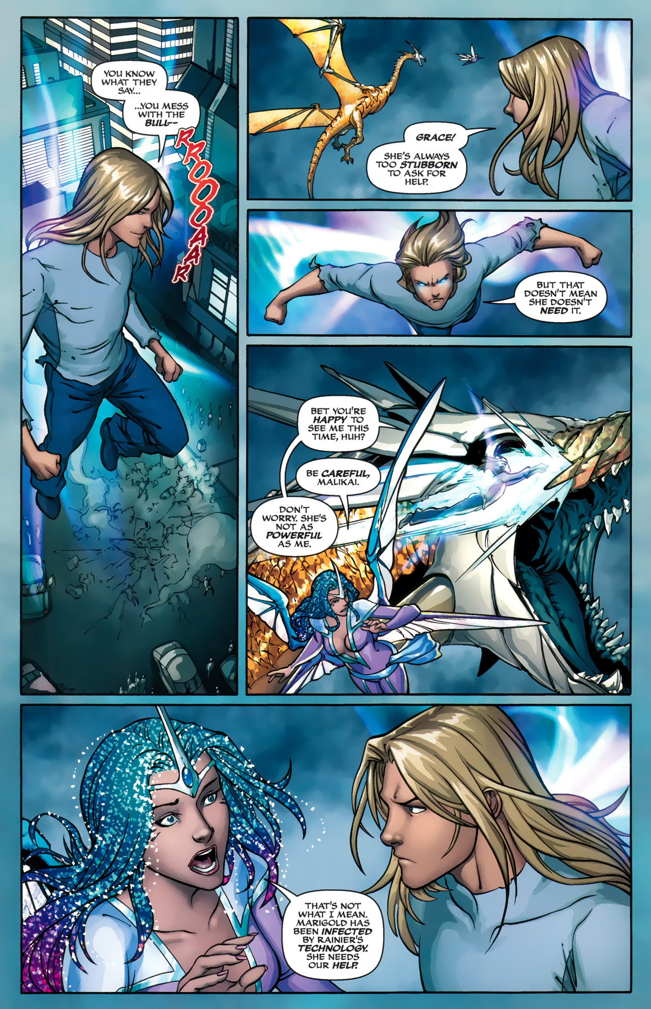 Read online Michael Turner's Soulfire (2009) comic -  Issue #9 - 14
