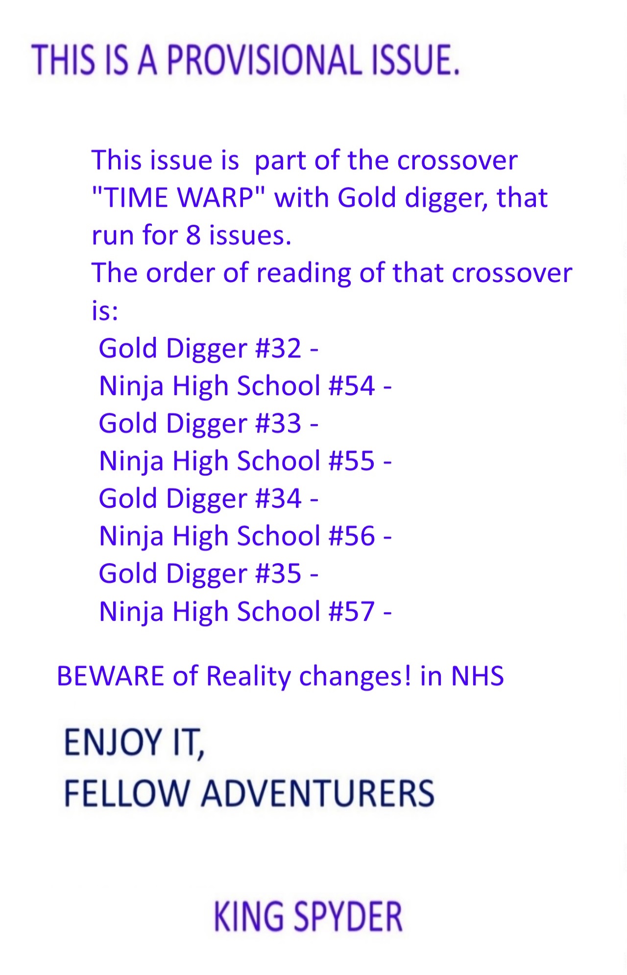 Read online Ninja High School (1986) comic -  Issue #57 - 2