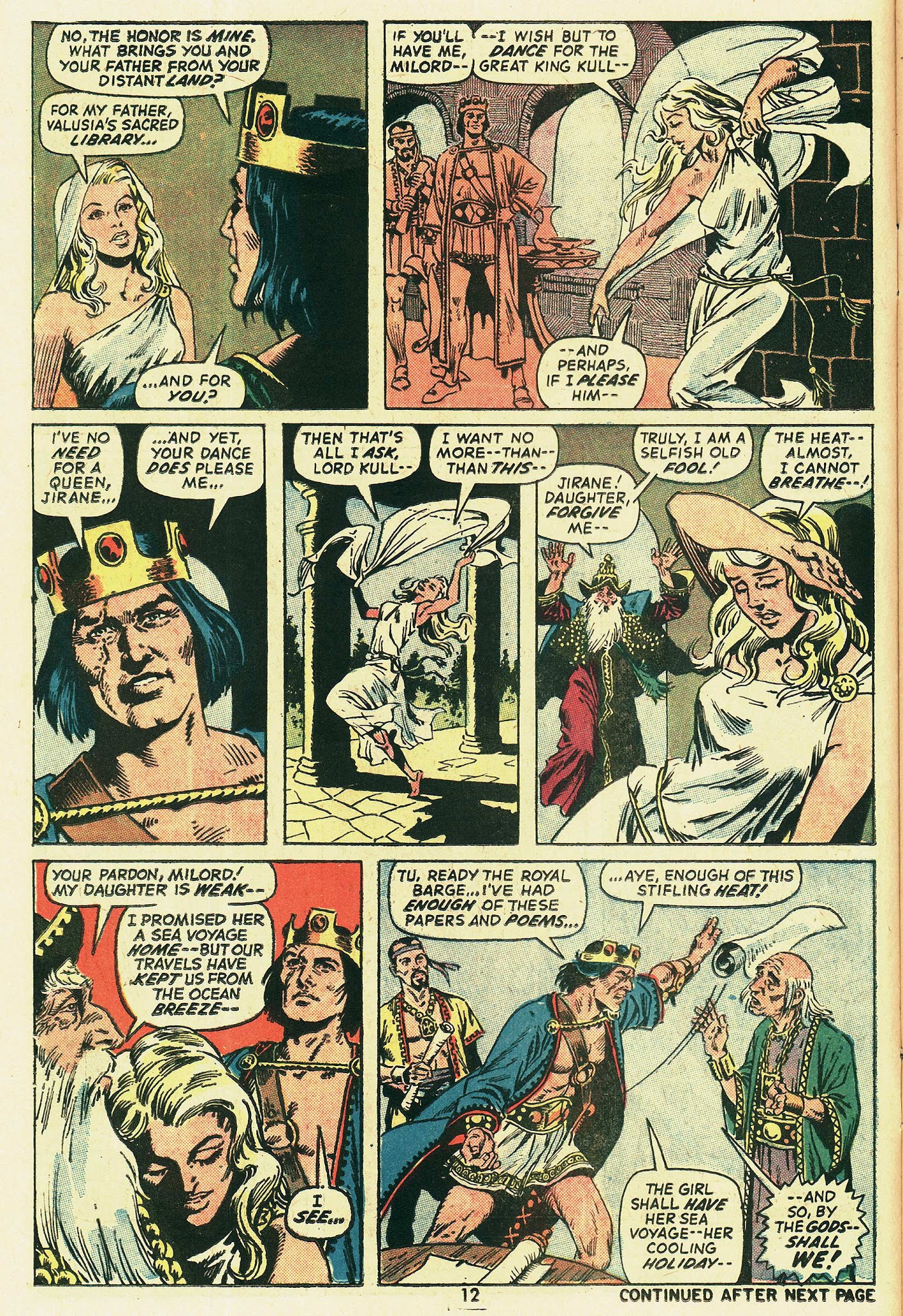 Read online Kull, the Conqueror (1971) comic -  Issue #4 - 9