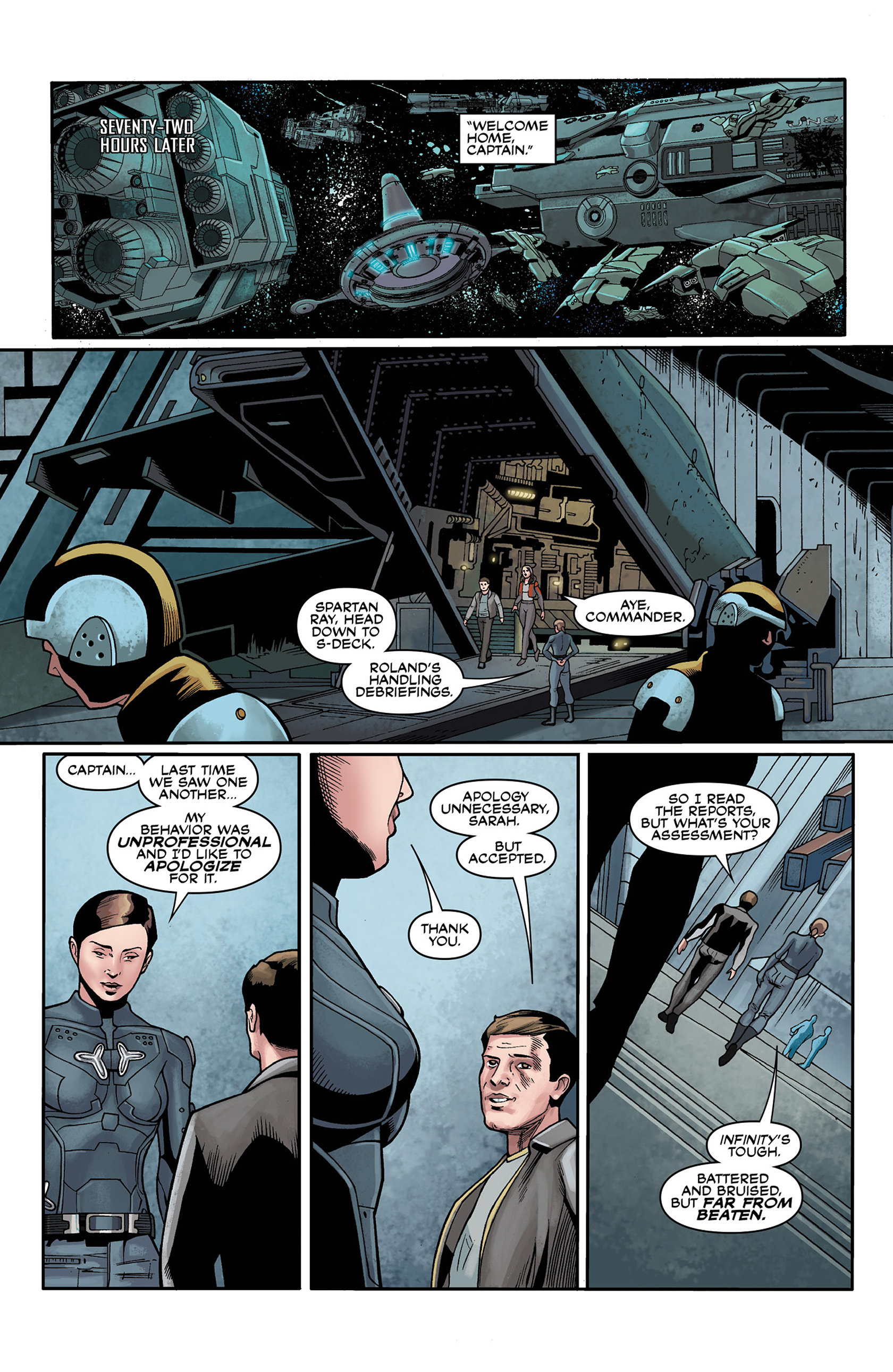 Read online Halo: Escalation comic -  Issue #6 - 17