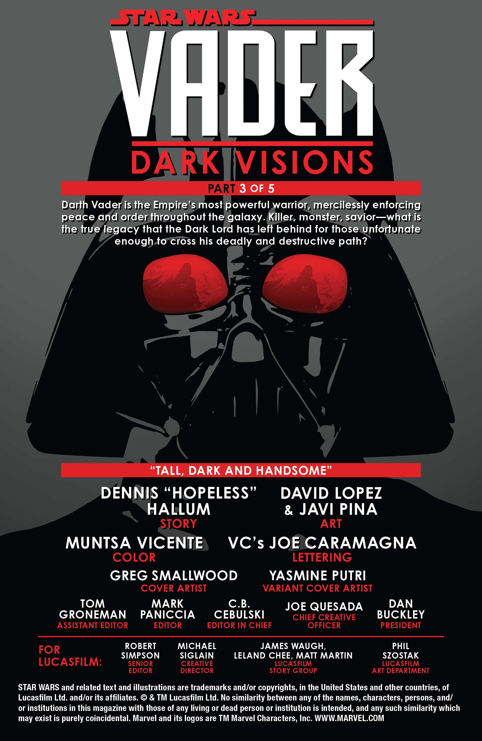 Read online Star Wars: Vader: Dark Visions comic -  Issue #3 - 2