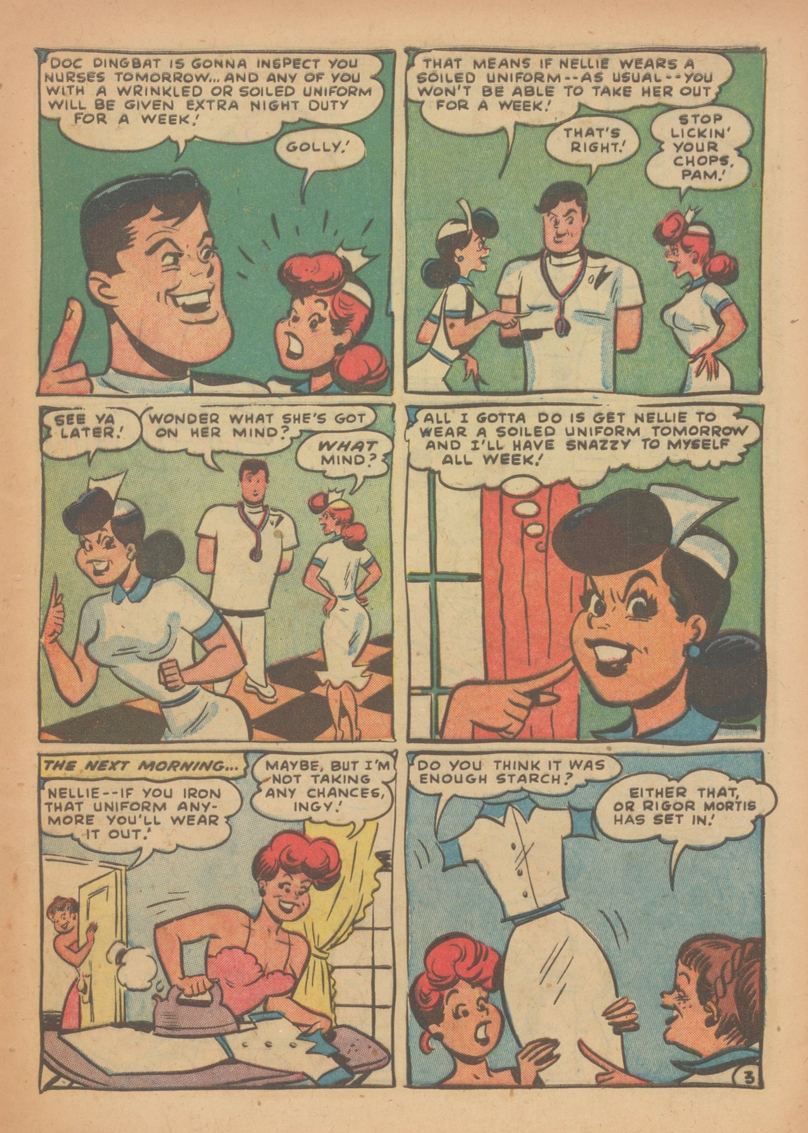 Read online Nellie The Nurse (1945) comic -  Issue #33 - 5