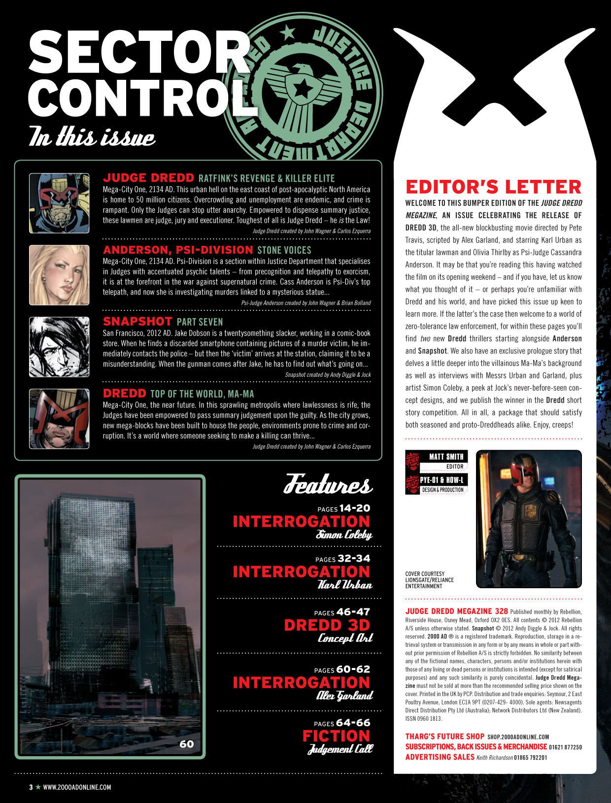 Read online Judge Dredd Megazine (Vol. 5) comic -  Issue #328 - 3