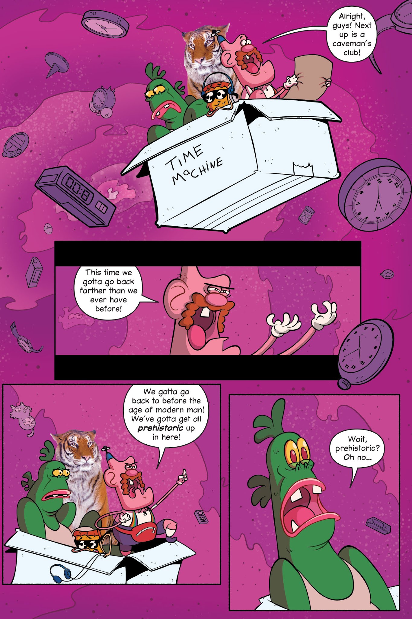 Read online Uncle Grandpa and the Time Casserole comic -  Issue # TPB - 96