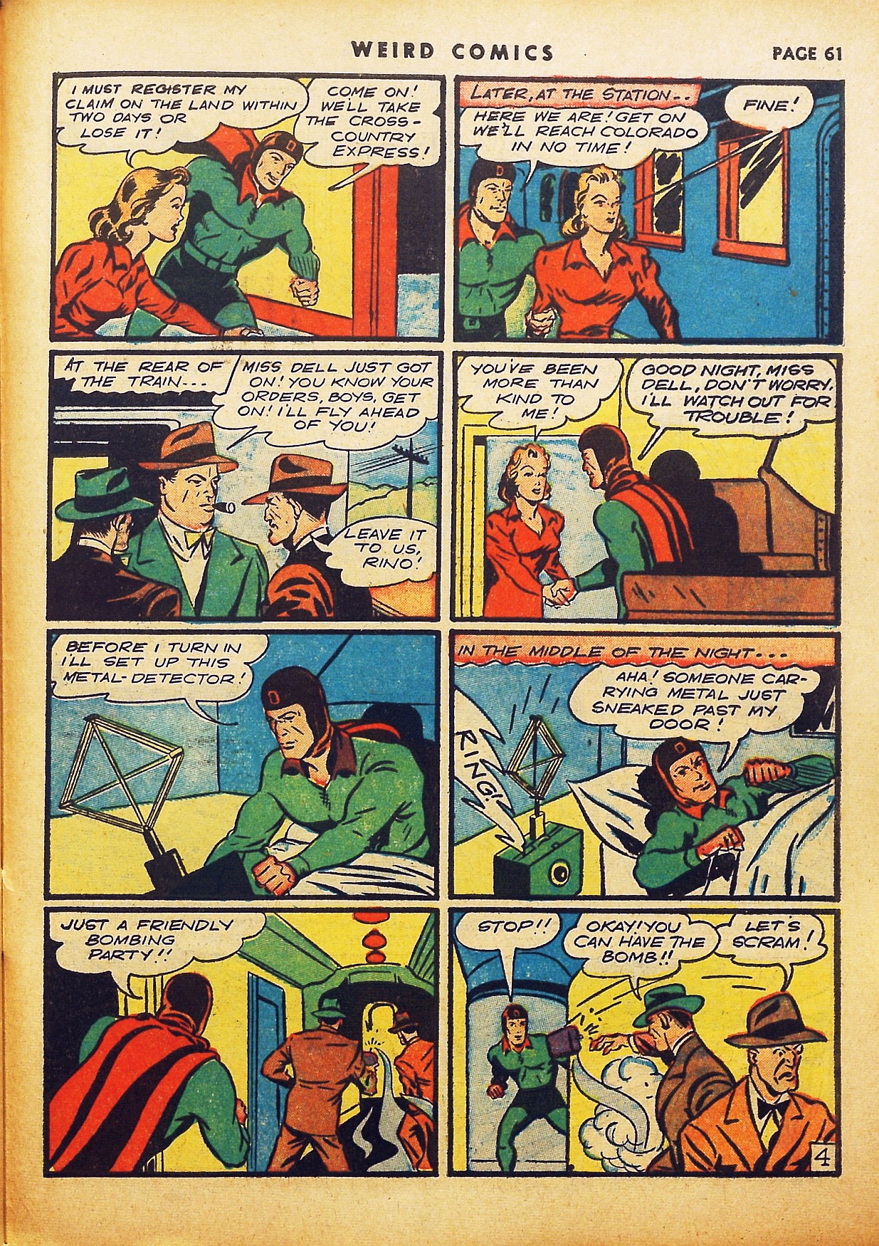 Read online Weird Comics comic -  Issue #12 - 62