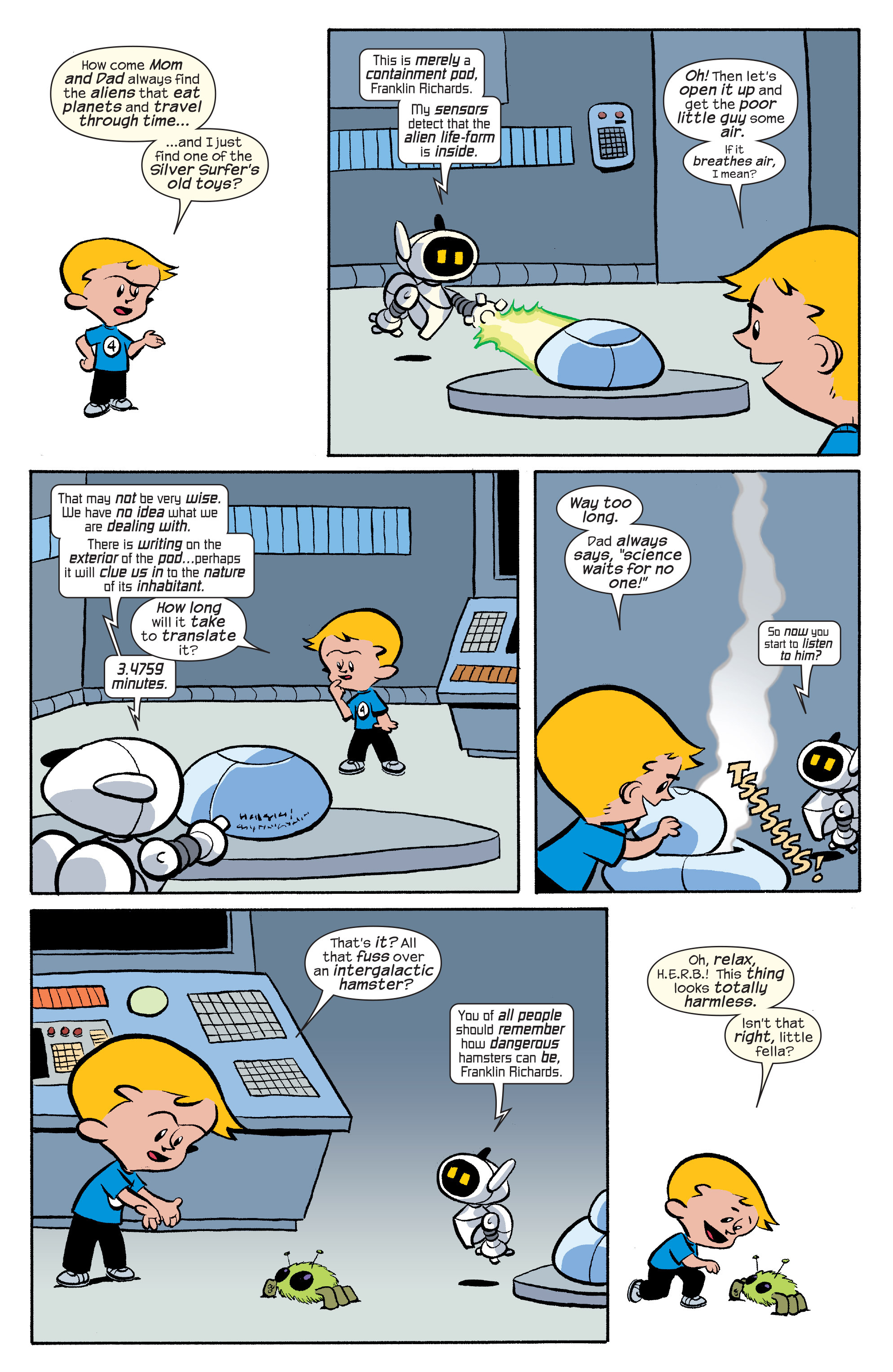 Read online Franklin Richards: Fall Football Fiasco! comic -  Issue # Full - 25