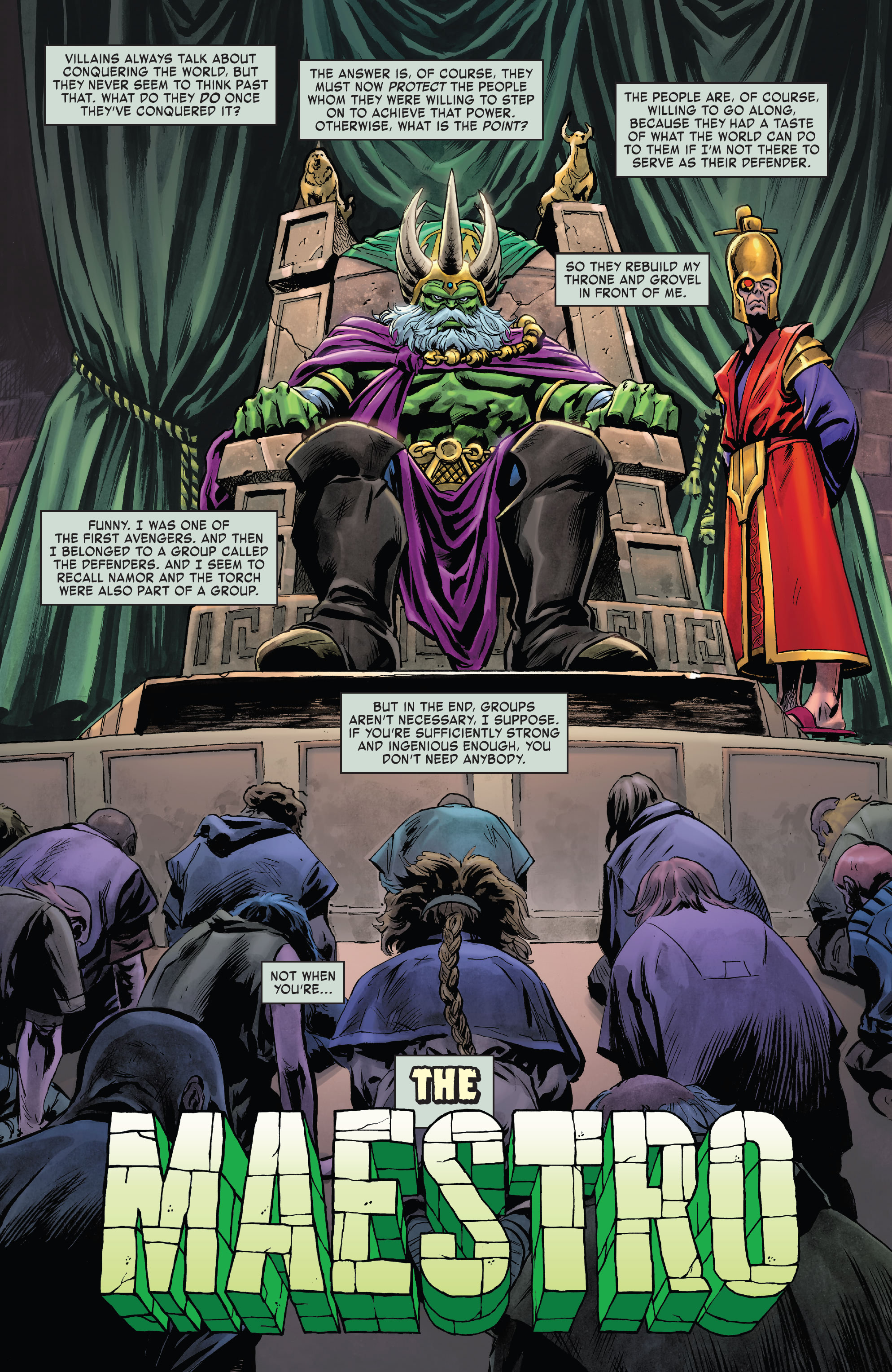 Read online Maestro: World War M comic -  Issue #5 - 22