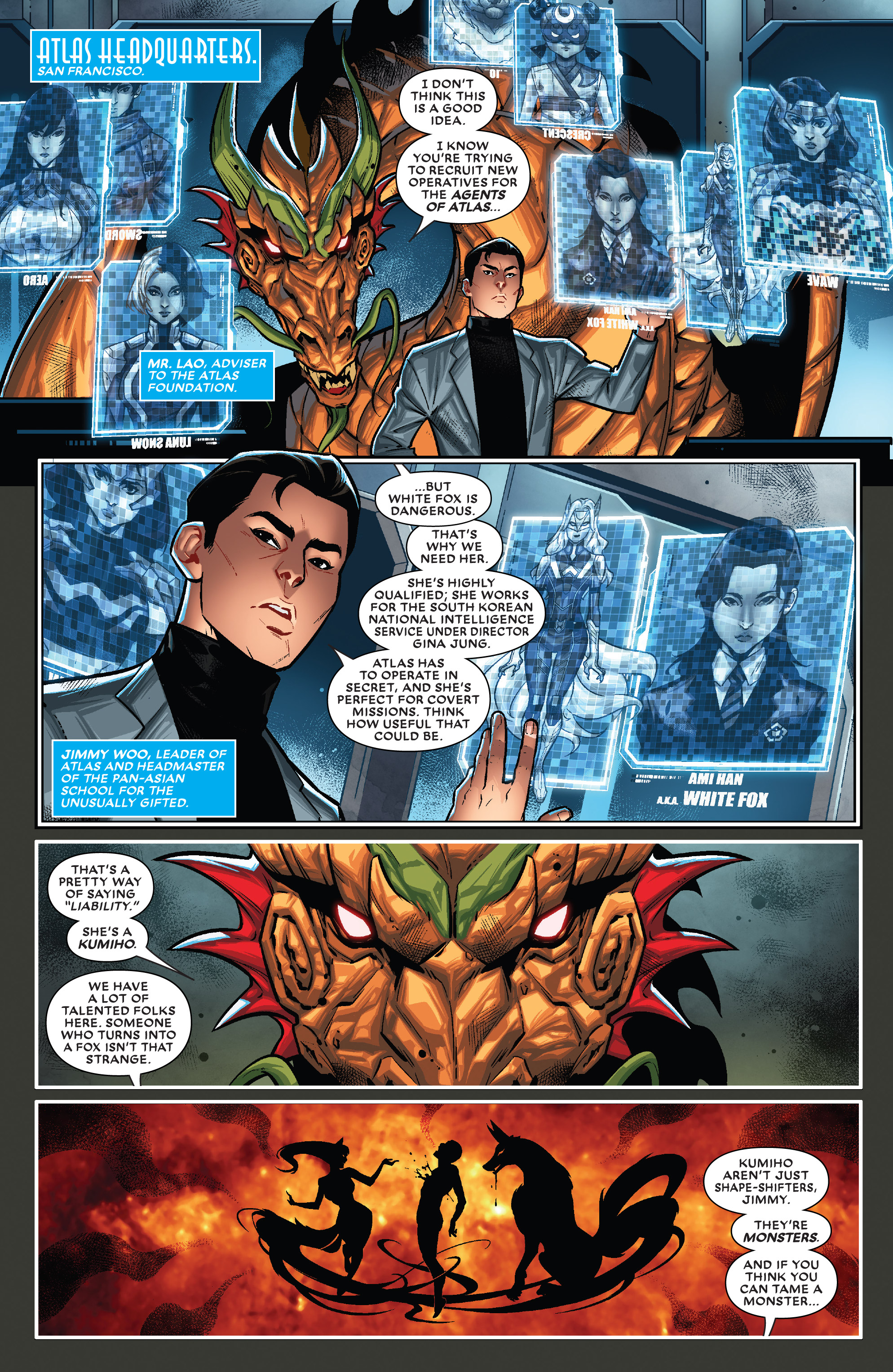 Read online Future Fight Firsts: White Fox comic -  Issue # Full - 3