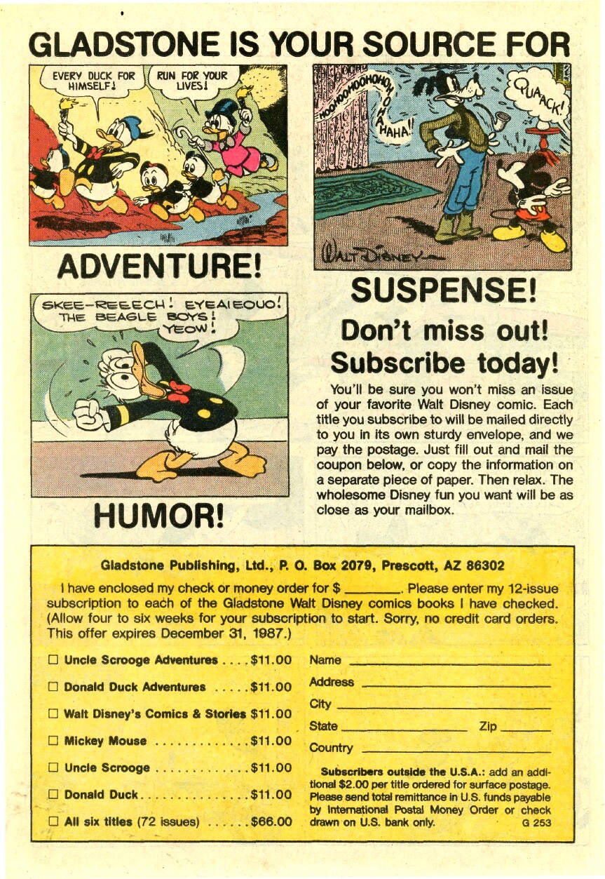 Walt Disney's Uncle Scrooge Adventures Issue #2 #2 - English 12