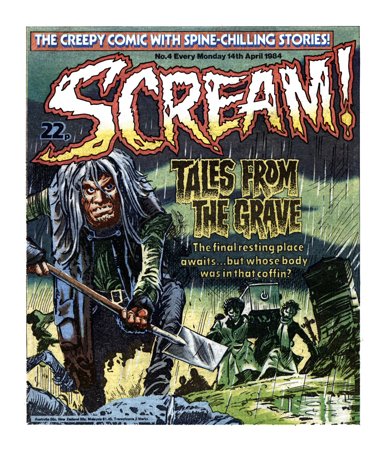 Read online Scream! (1984) comic -  Issue #4 - 1