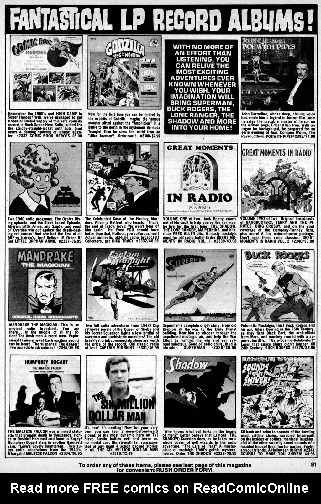 Read online Creepy (1964) comic -  Issue #101 - 89