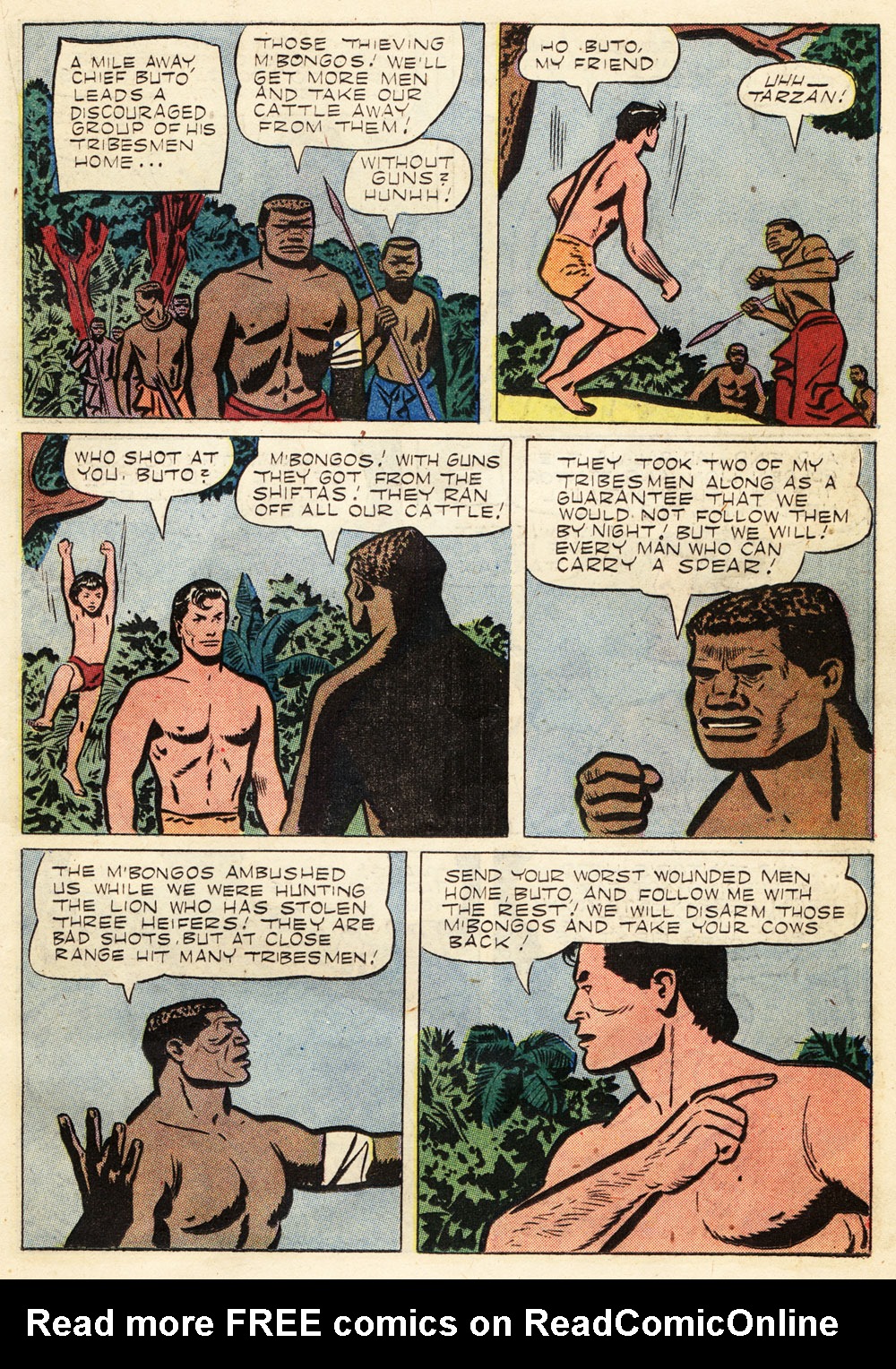 Read online Tarzan (1948) comic -  Issue #71 - 19