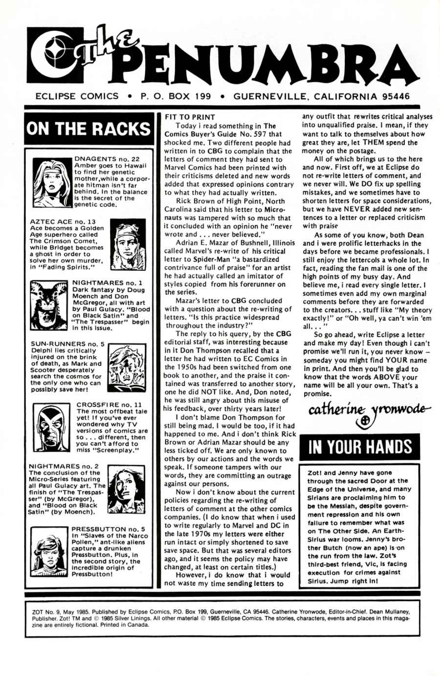 Read online Zot! comic -  Issue #9 - 1