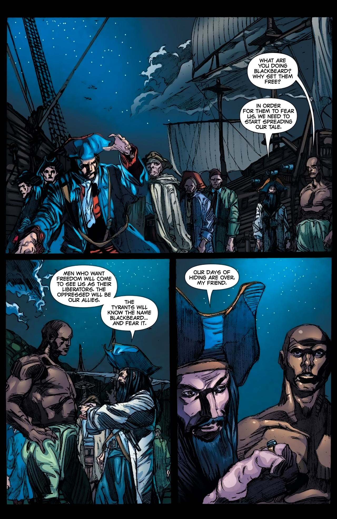 Read online Blackbeard: Legend of the Pyrate King comic -  Issue #5 - 6