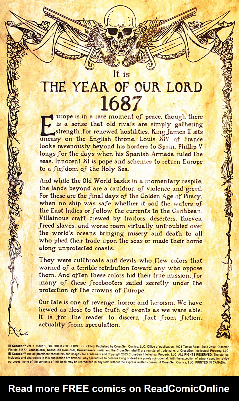 Read online El Cazador comic -  Issue #1 - 2