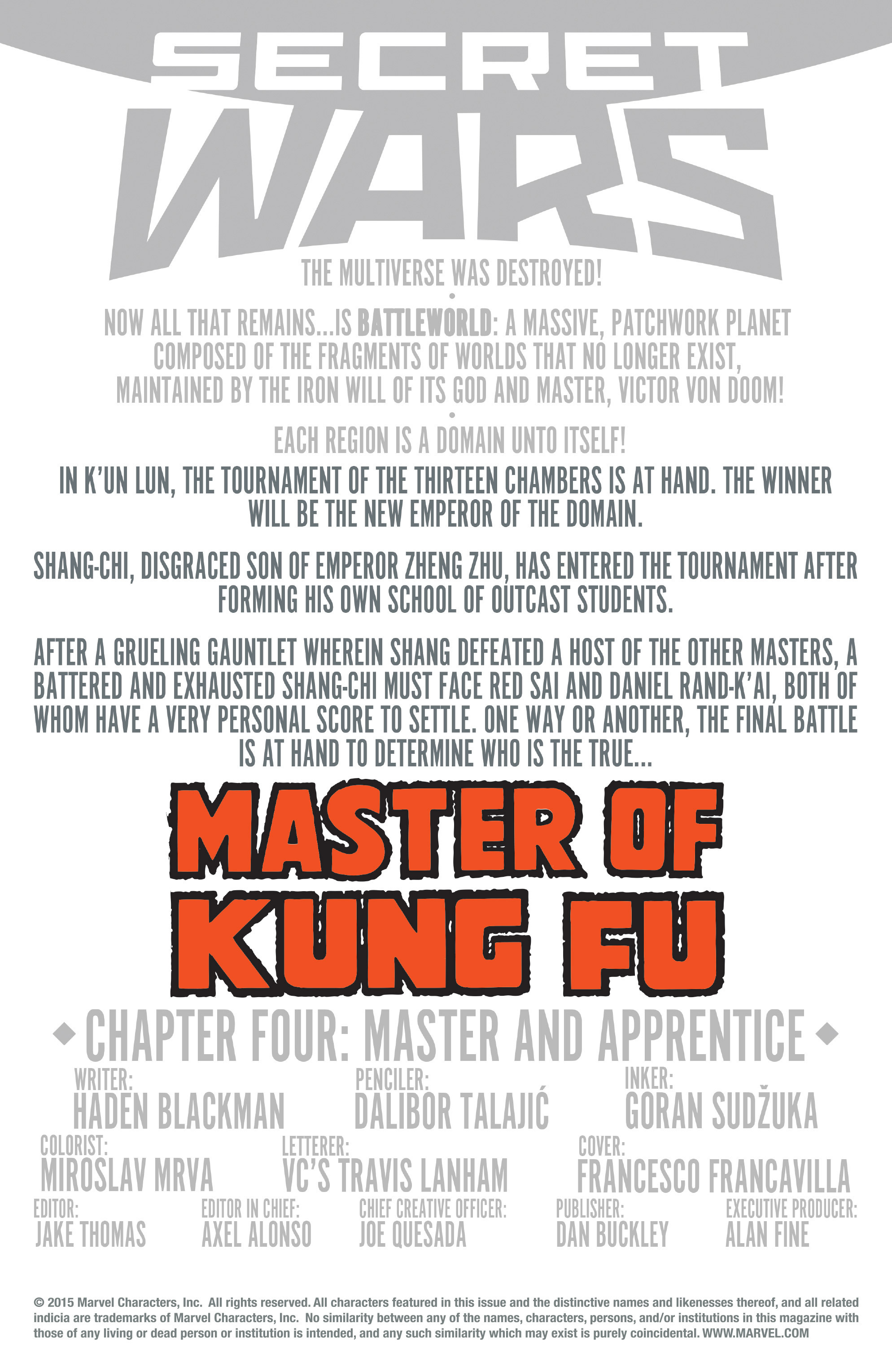 Read online Master of Kung Fu (2015) comic -  Issue #4 - 2