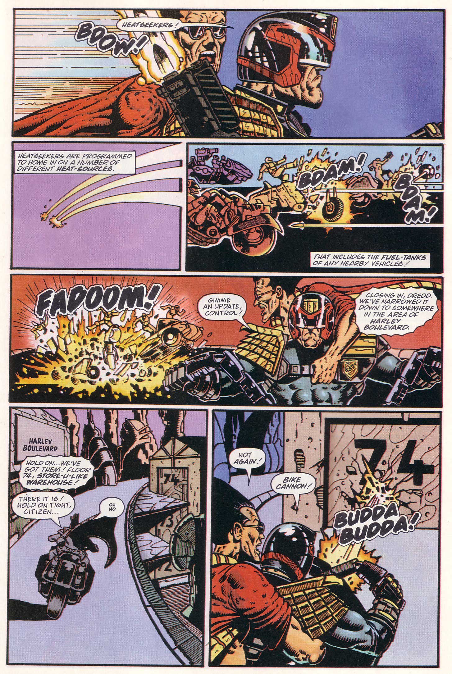 Read online Judge Dredd Lawman of the Future comic -  Issue #8 - 23