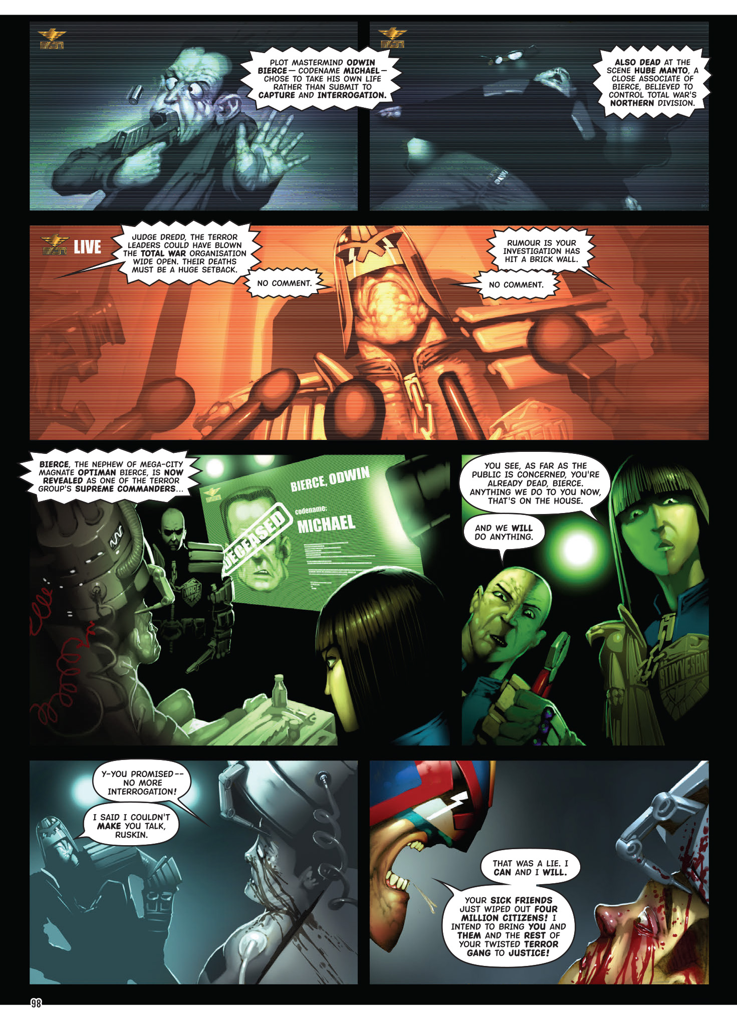 Read online Judge Dredd: The Complete Case Files comic -  Issue # TPB 40 (Part 1) - 99