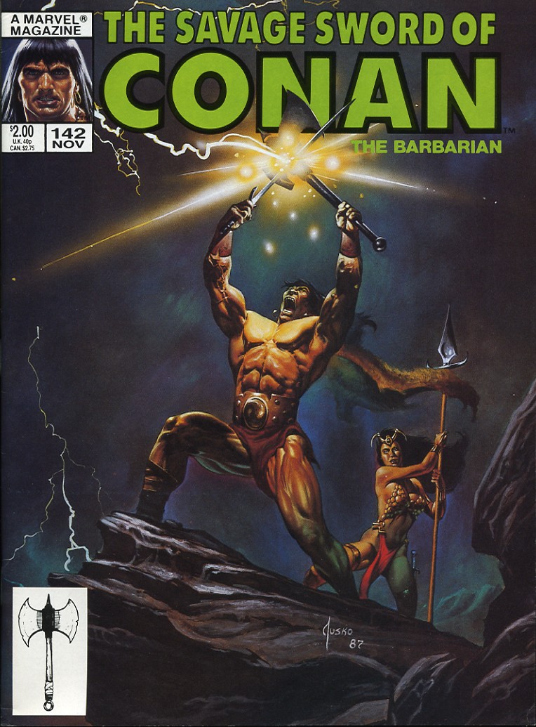 Read online The Savage Sword Of Conan comic -  Issue #142 - 1