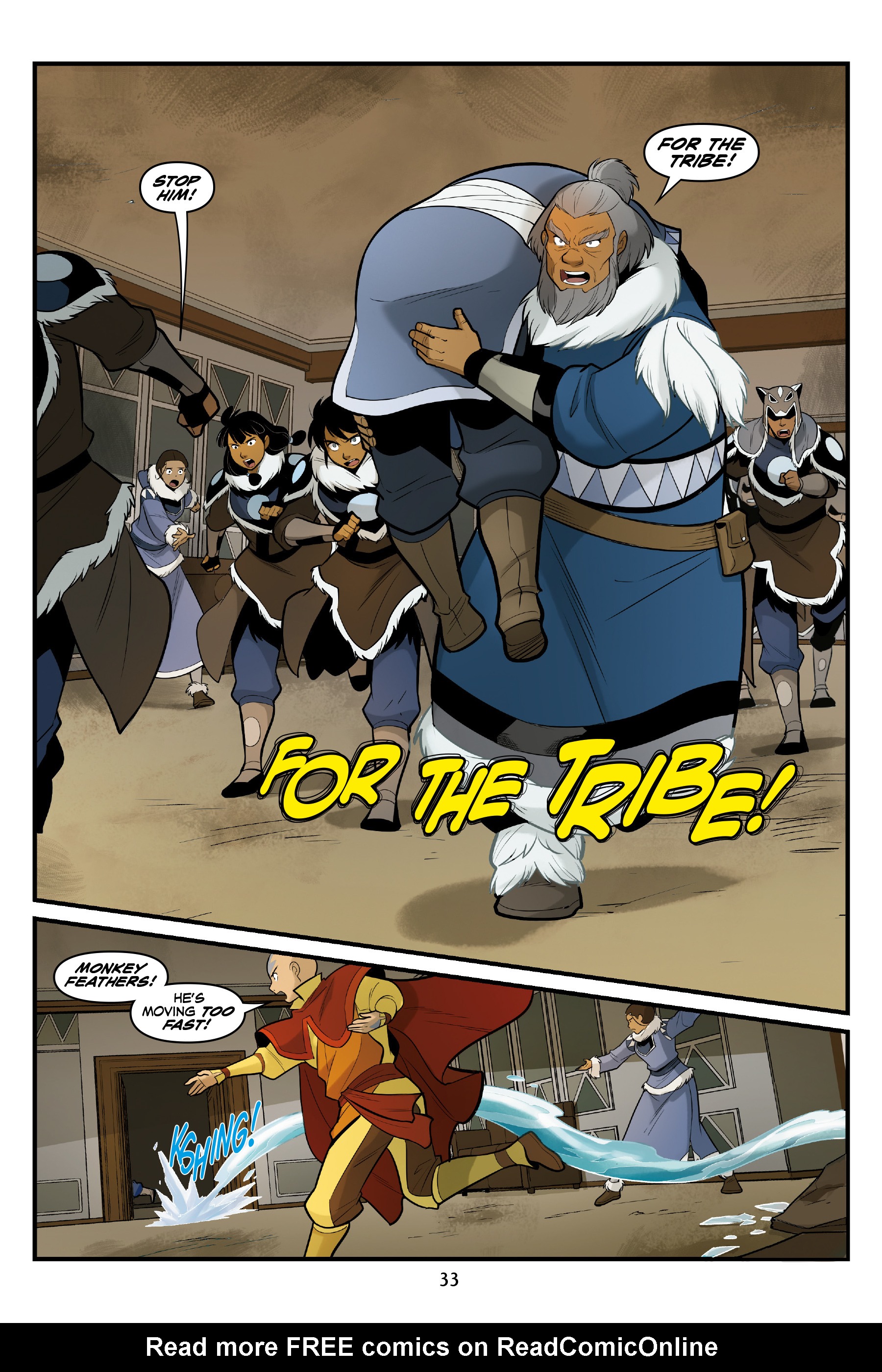 Read online Nickelodeon Avatar: The Last Airbender - North and South comic -  Issue #3 - 34