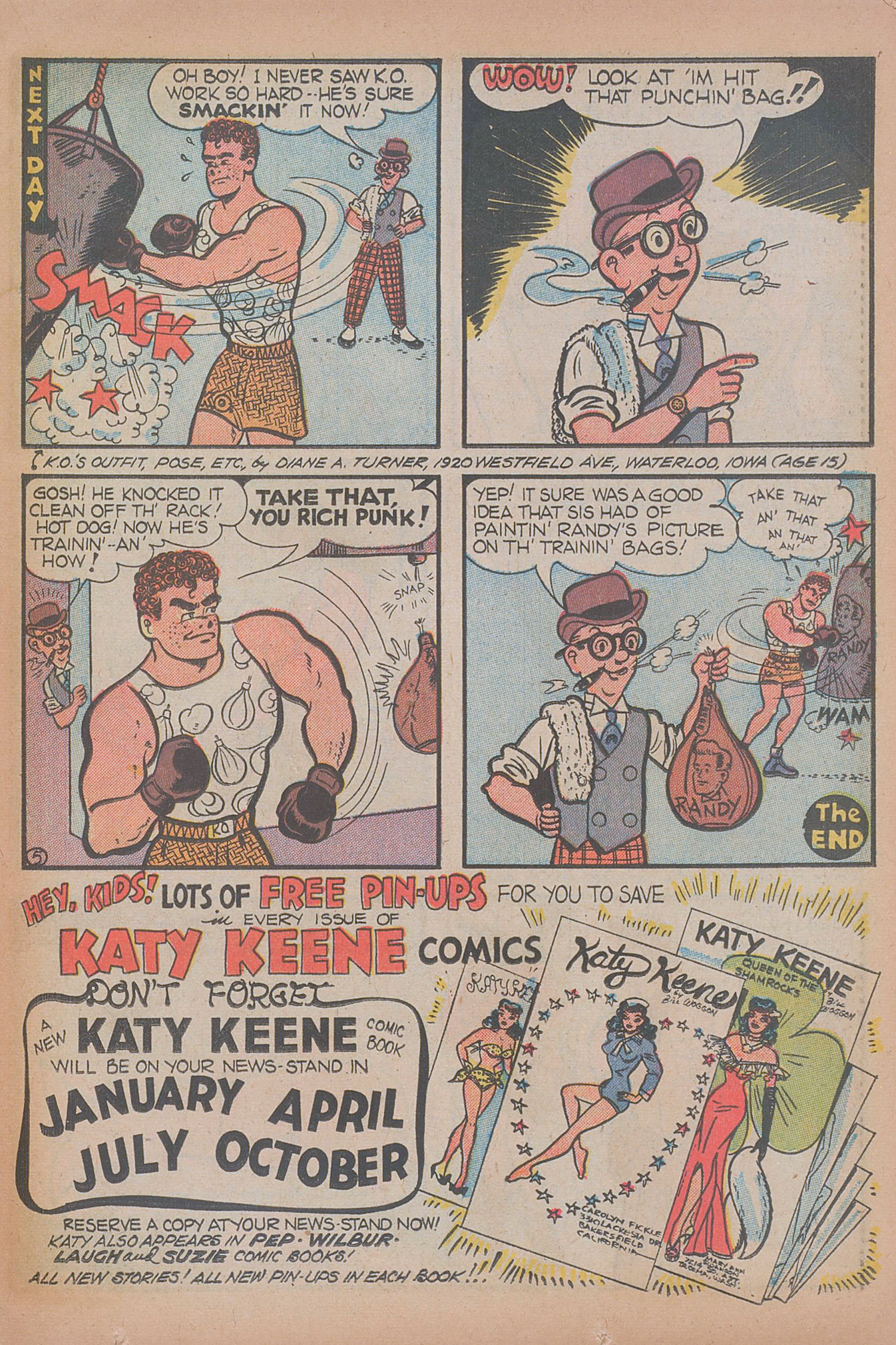 Read online Katy Keene (1949) comic -  Issue #6 - 21