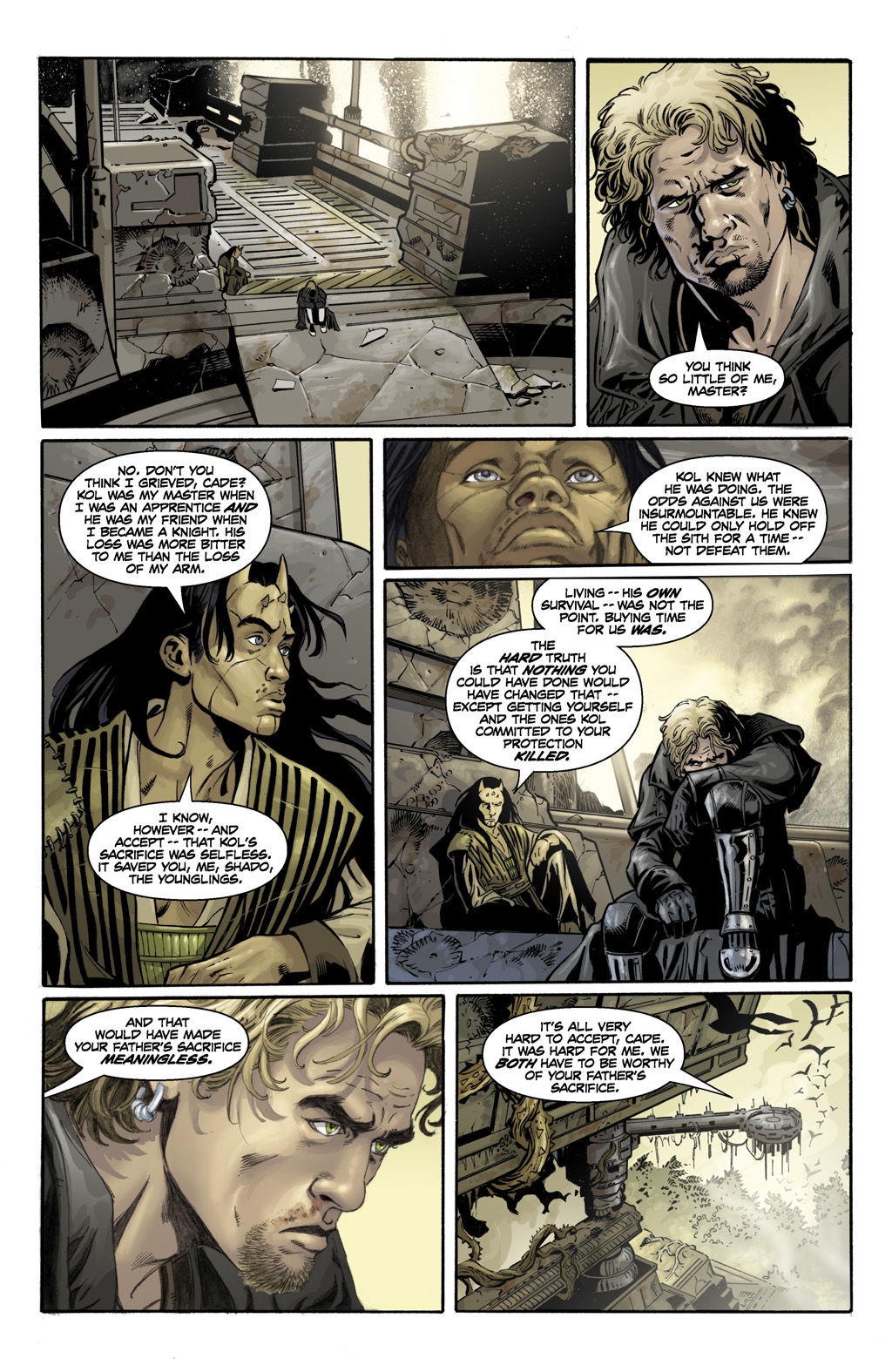 Read online Star Wars: Legacy (2006) comic -  Issue #12 - 14