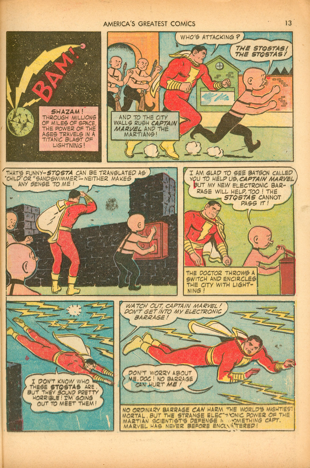 Read online America's Greatest Comics comic -  Issue #8 - 13