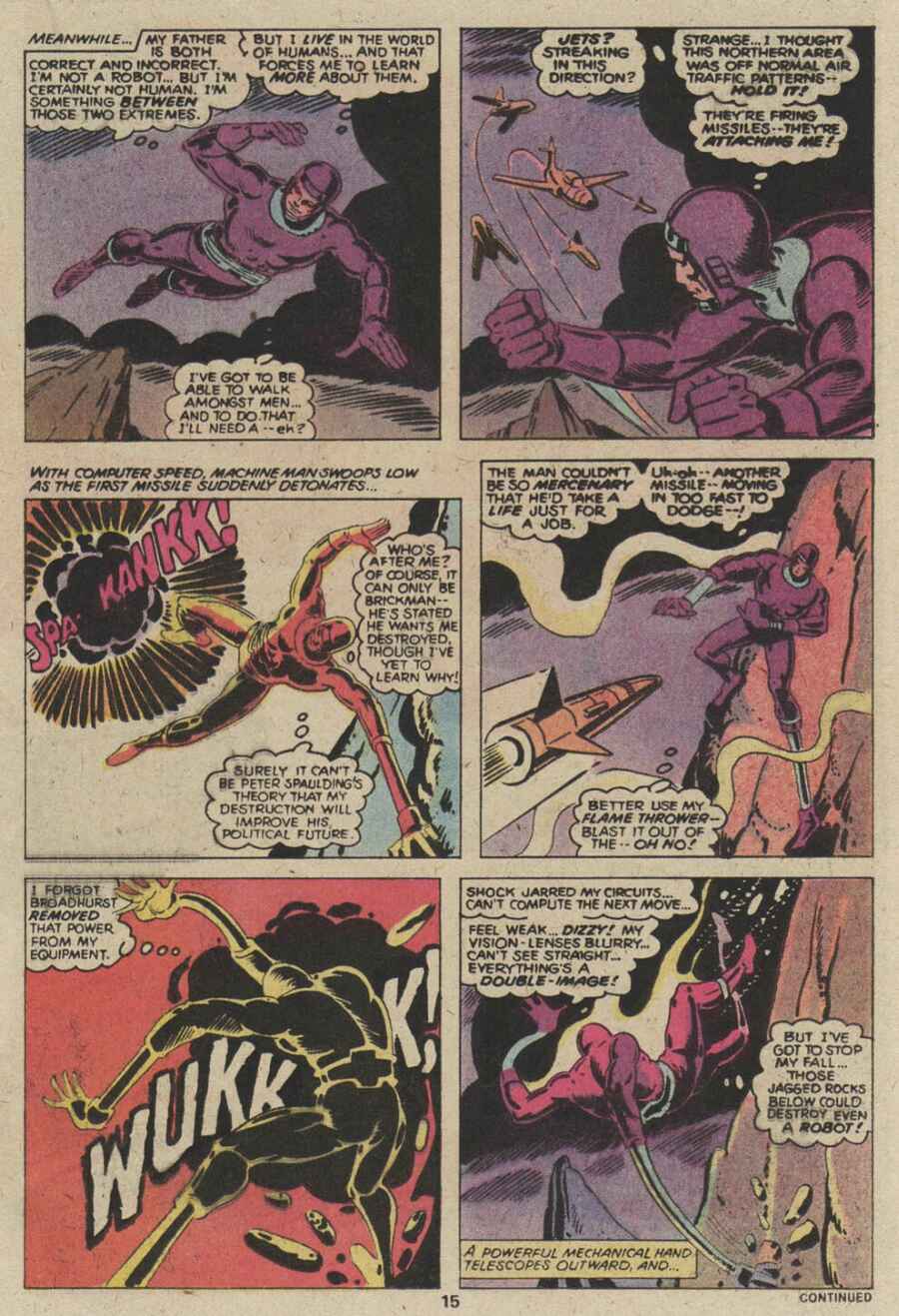 Read online Machine Man (1978) comic -  Issue #10 - 11