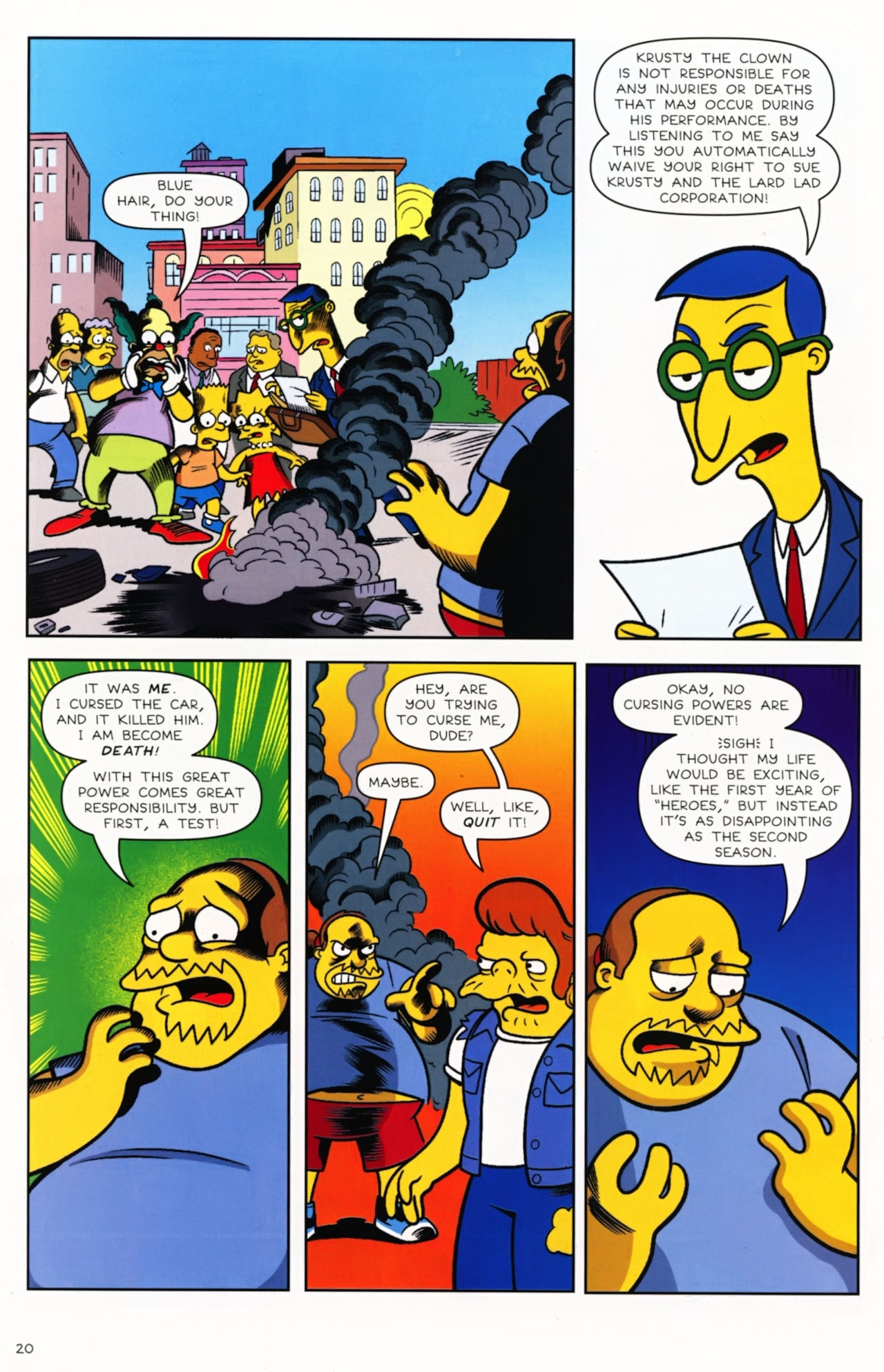 Read online Bongo Comics presents Comic Book Guy: The Comic Book comic -  Issue #1 - 27