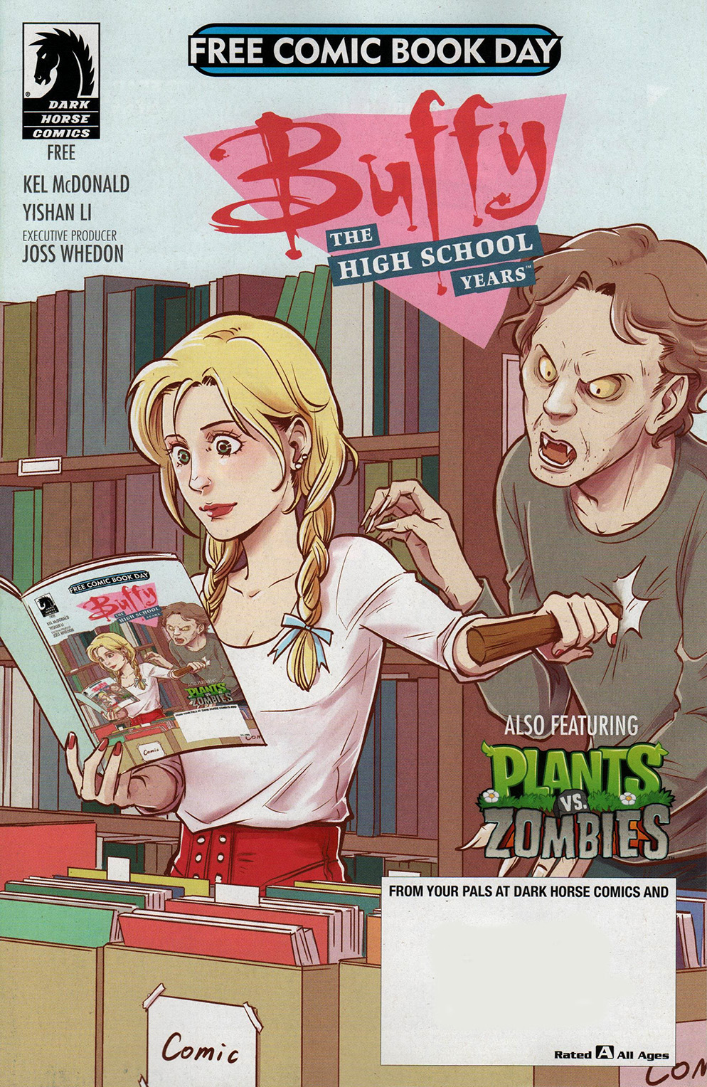 Read online Free Comic Book Day 2017 comic -  Issue # Buffy - Plants vs Zombies - 1