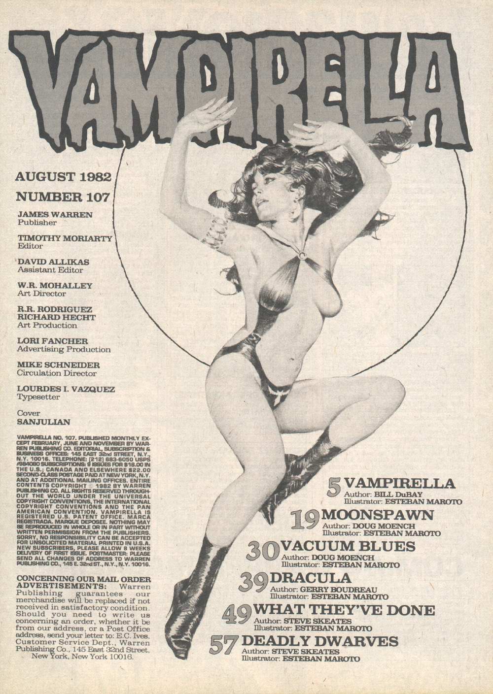 Read online Vampirella (1969) comic -  Issue #107 - 2