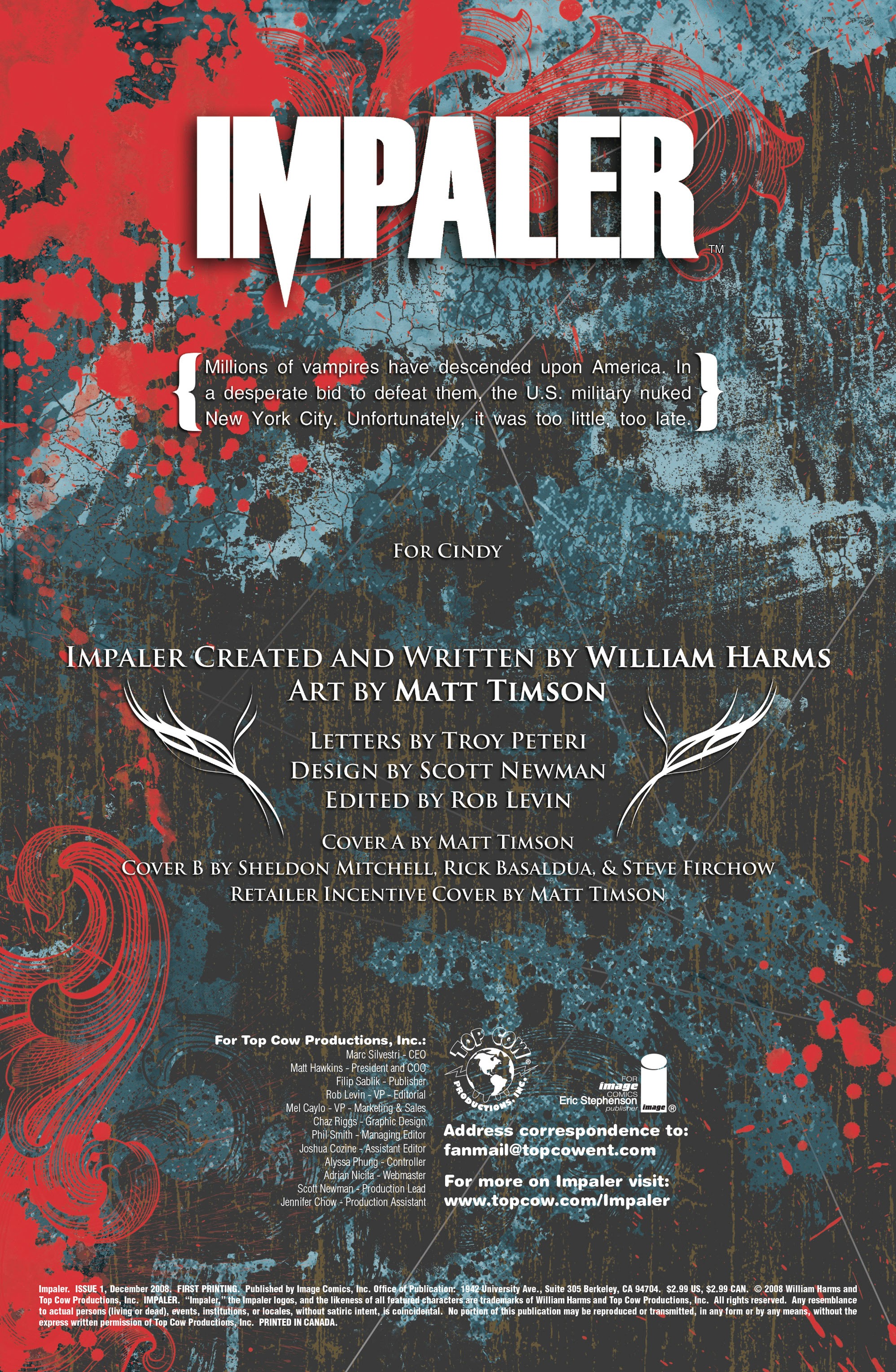 Read online Impaler (2008) comic -  Issue #1 - 4