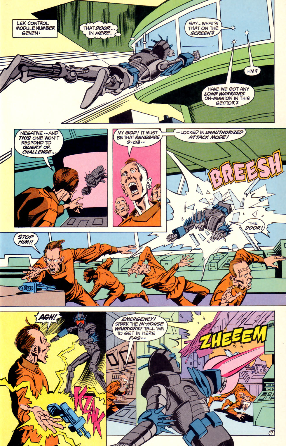 Read online Electric Warrior comic -  Issue #6 - 8