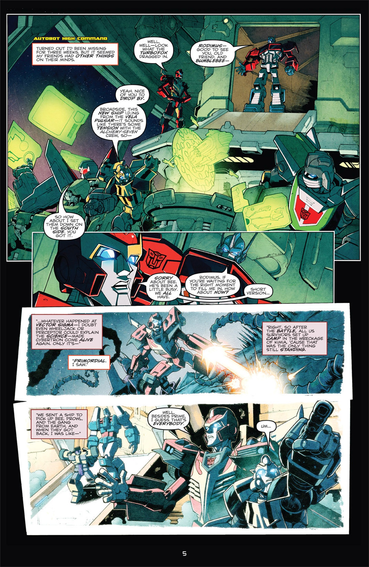 Read online The Transformers: Death of Optimus Prime comic -  Issue # Full - 11